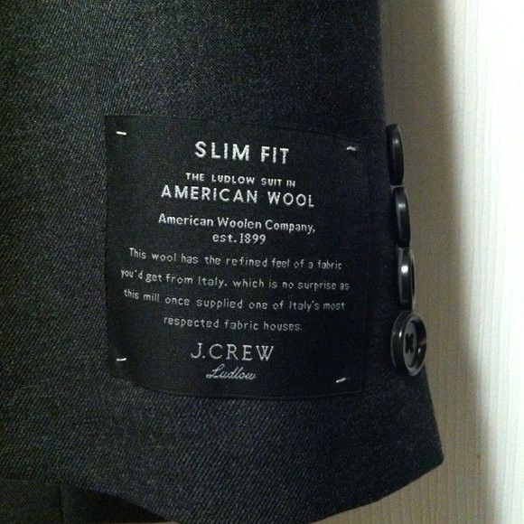 J.Crew J.CREW LUDLOW MENS NEW 100%WOOL SPORT JACKET BLAZER SIZE:42R Size 42R - 5 Thumbnail