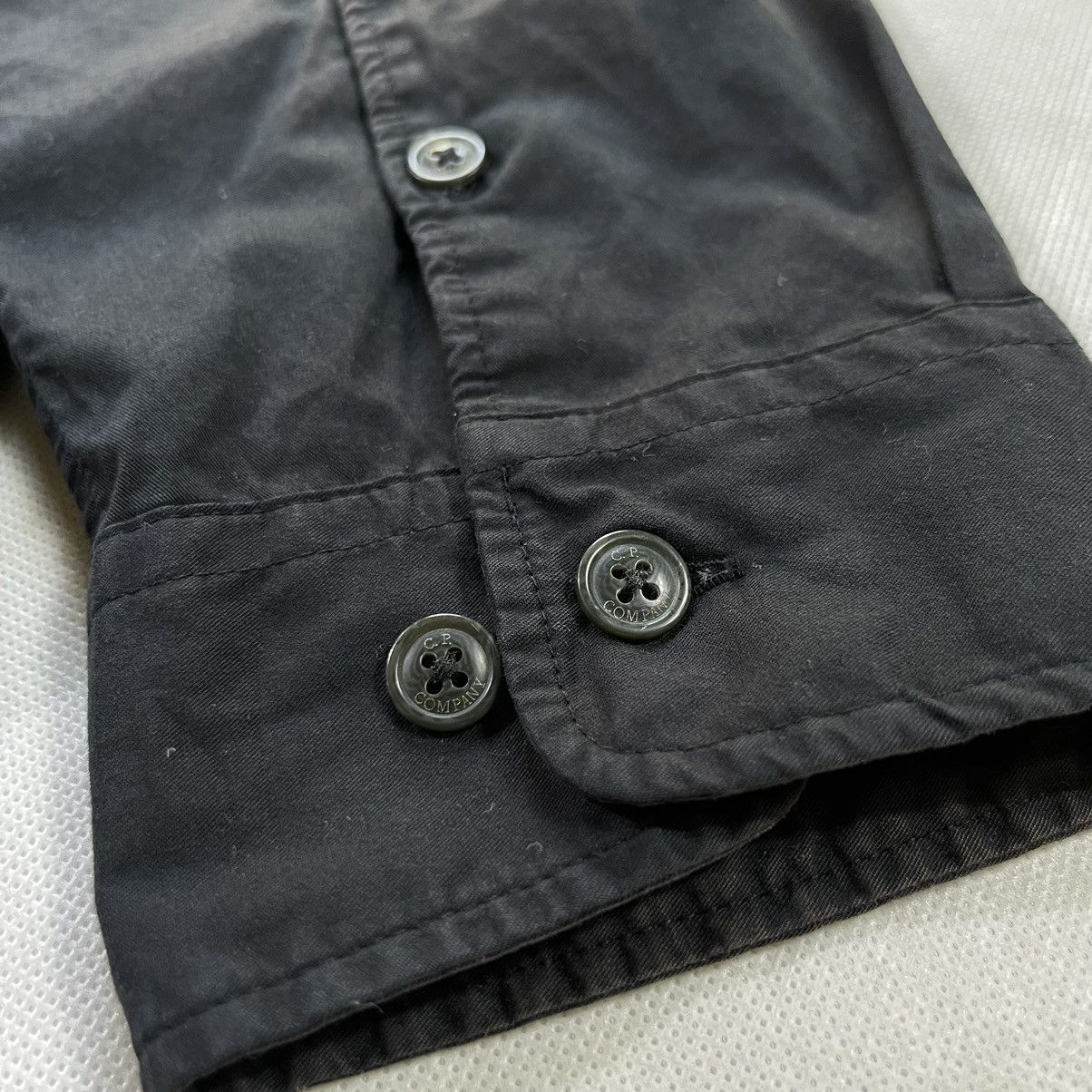 C.P. Company Rare! CP Company Gabardine Zipper Sun Fades Overshirt Lense Size US XL / EU 56 / 4 - 11 Thumbnail