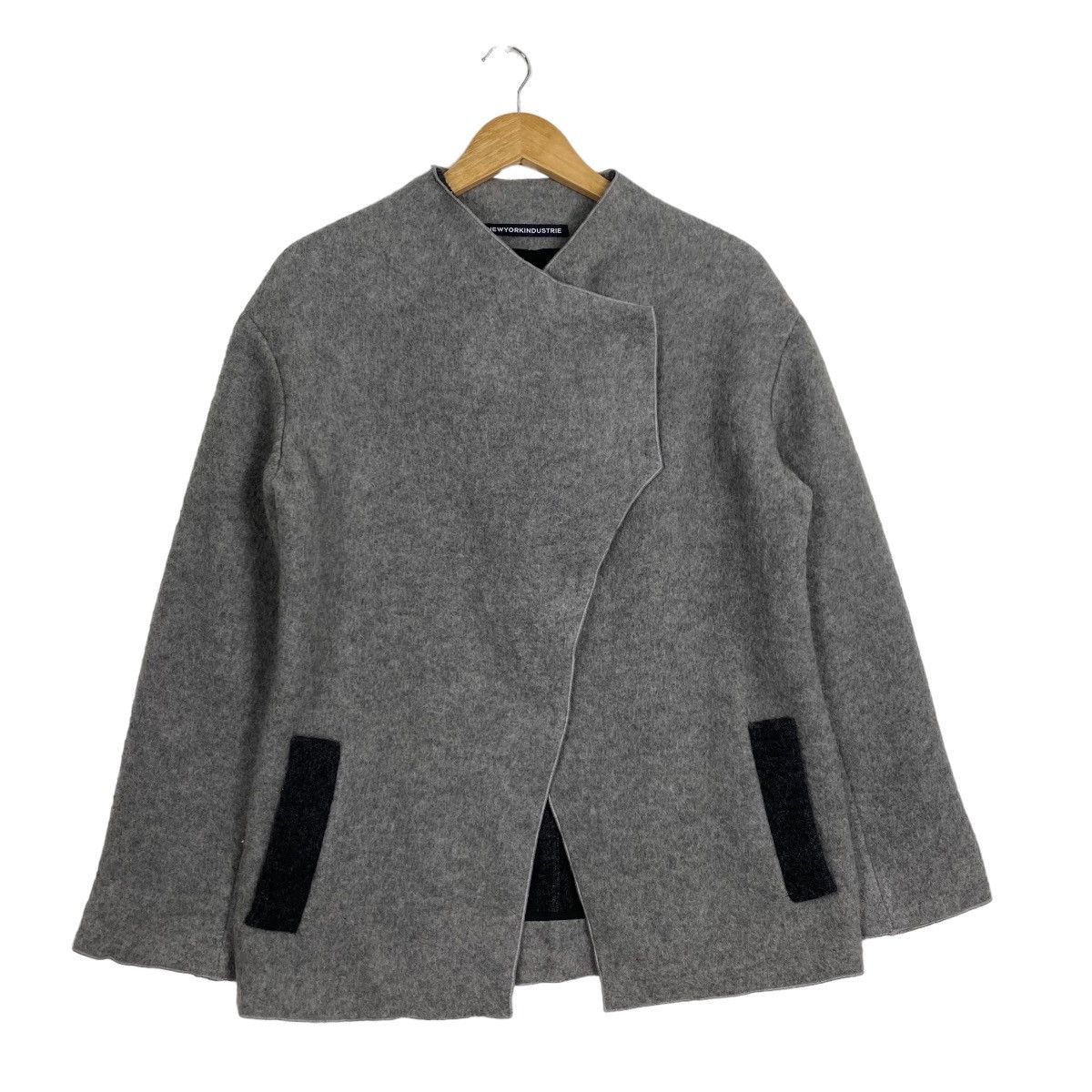 NEWYORKINDUSTRIE New York Industries wool slant jacket Size S / US 4 / IT 40 - 3 Thumbnail
