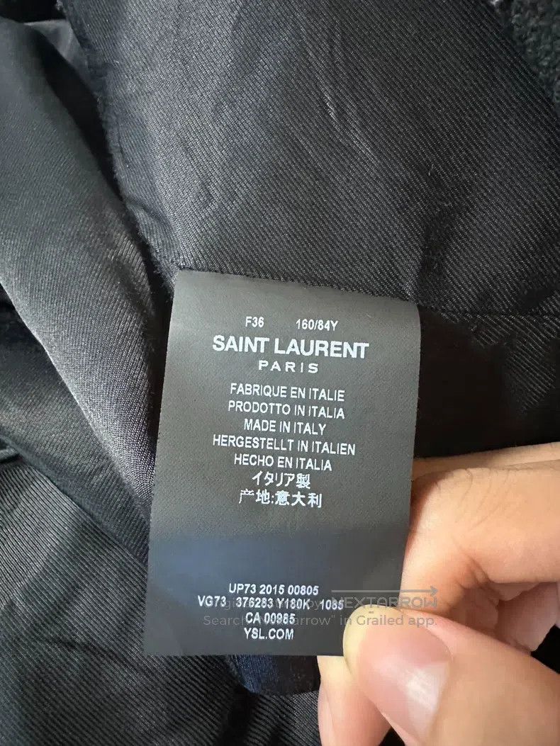 Saint Laurent Paris Saint Laurent Paris size 36 jacket Size M / US 6-8 / IT 42-44 - 4 Thumbnail