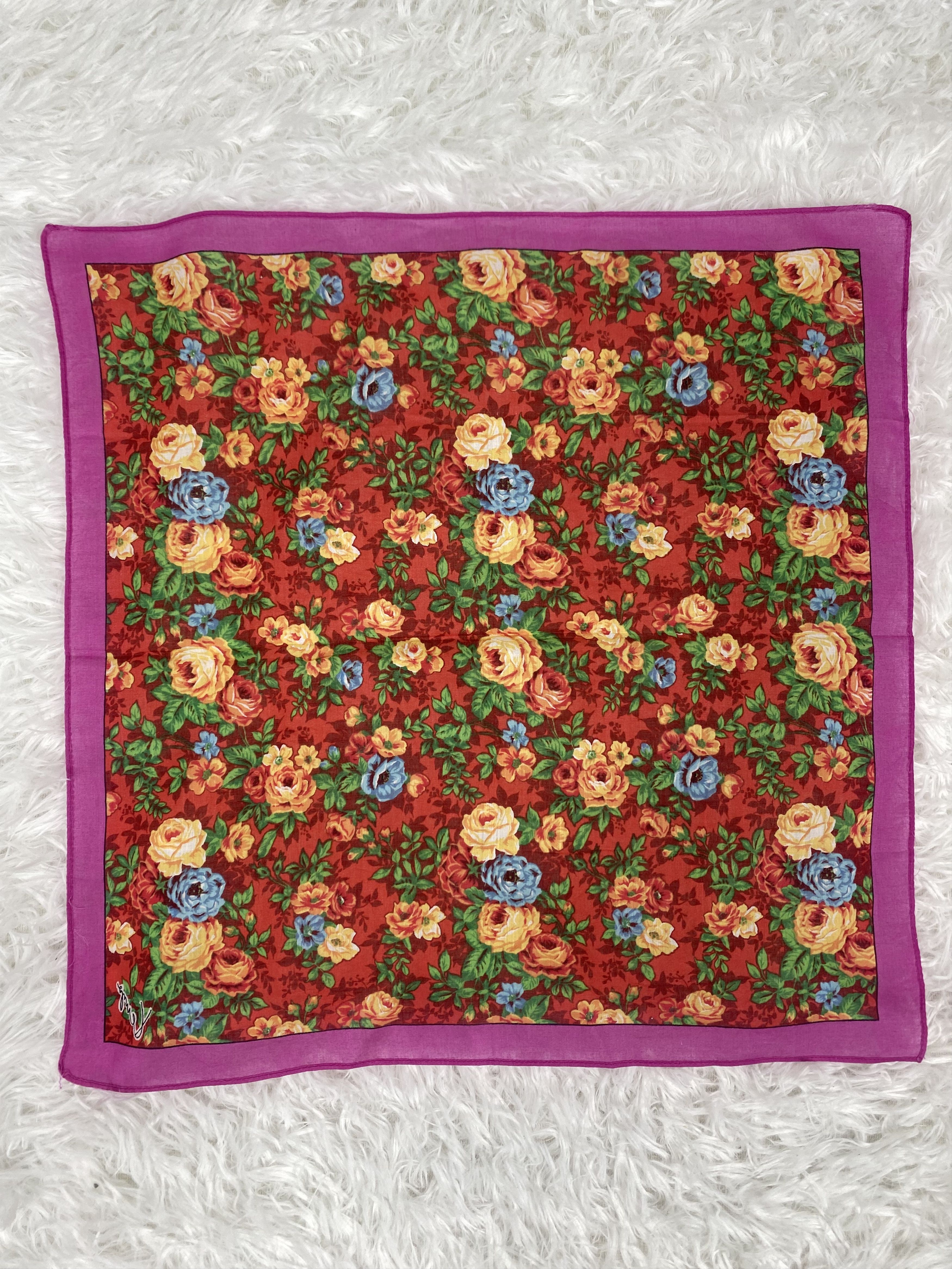 Kenzo Vintage Kenzo Handkerchief Neckerchief PH0405 Size ONE SIZE - 4 Thumbnail