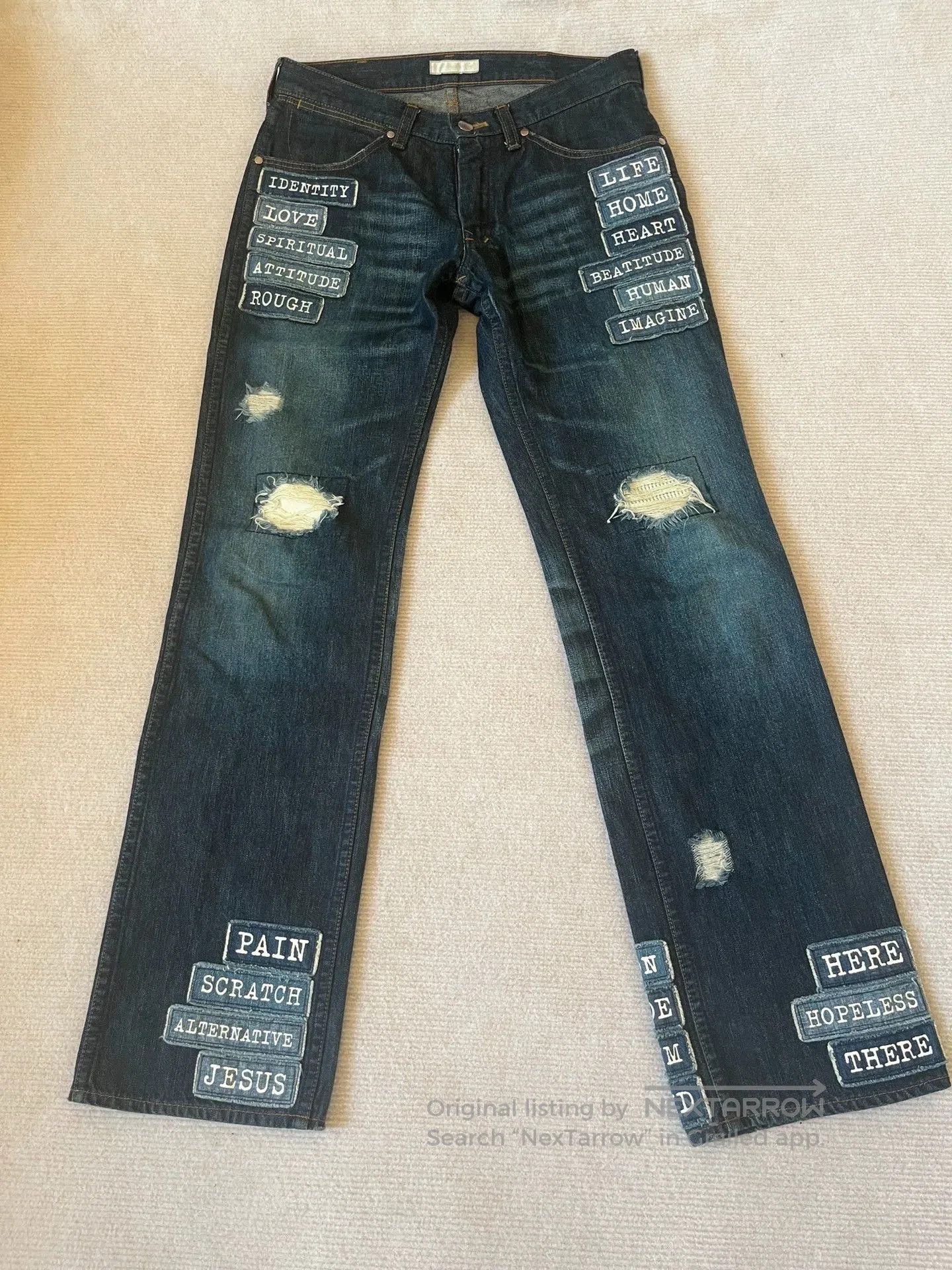 Number (N)ine 2002 “The modern age” Number nine jeans | Grailed