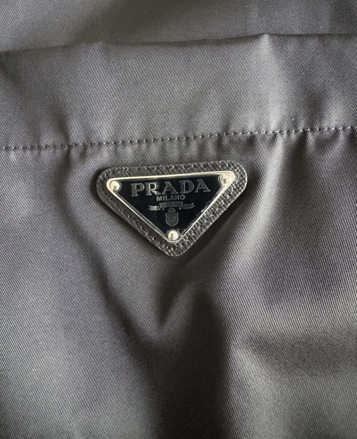 Designer × Prada Prada Renylon Bowling Shirt Size US S / EU 44-46 / 1 - 5 Thumbnail