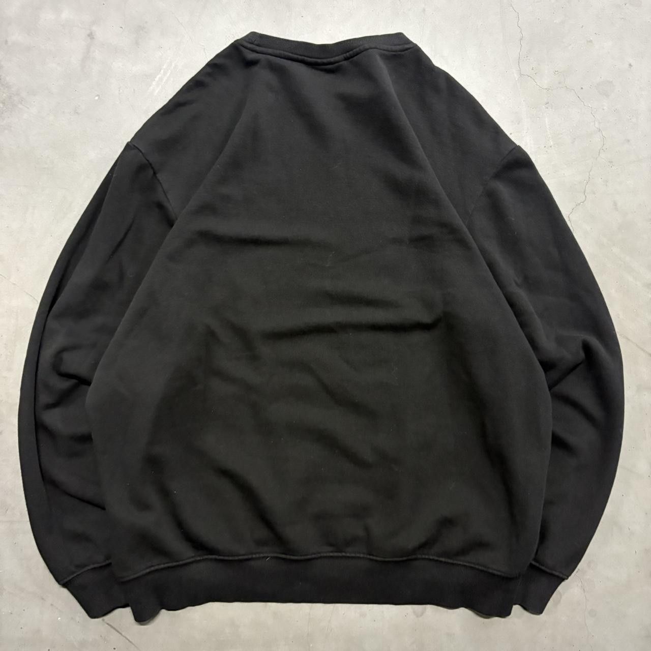 Vintage Crazy Vintage Y2K/2000s Blank Black H&M Crewneck Sweatshirt! Size US M / EU 48-50 / 2 - 2 Thumbnail