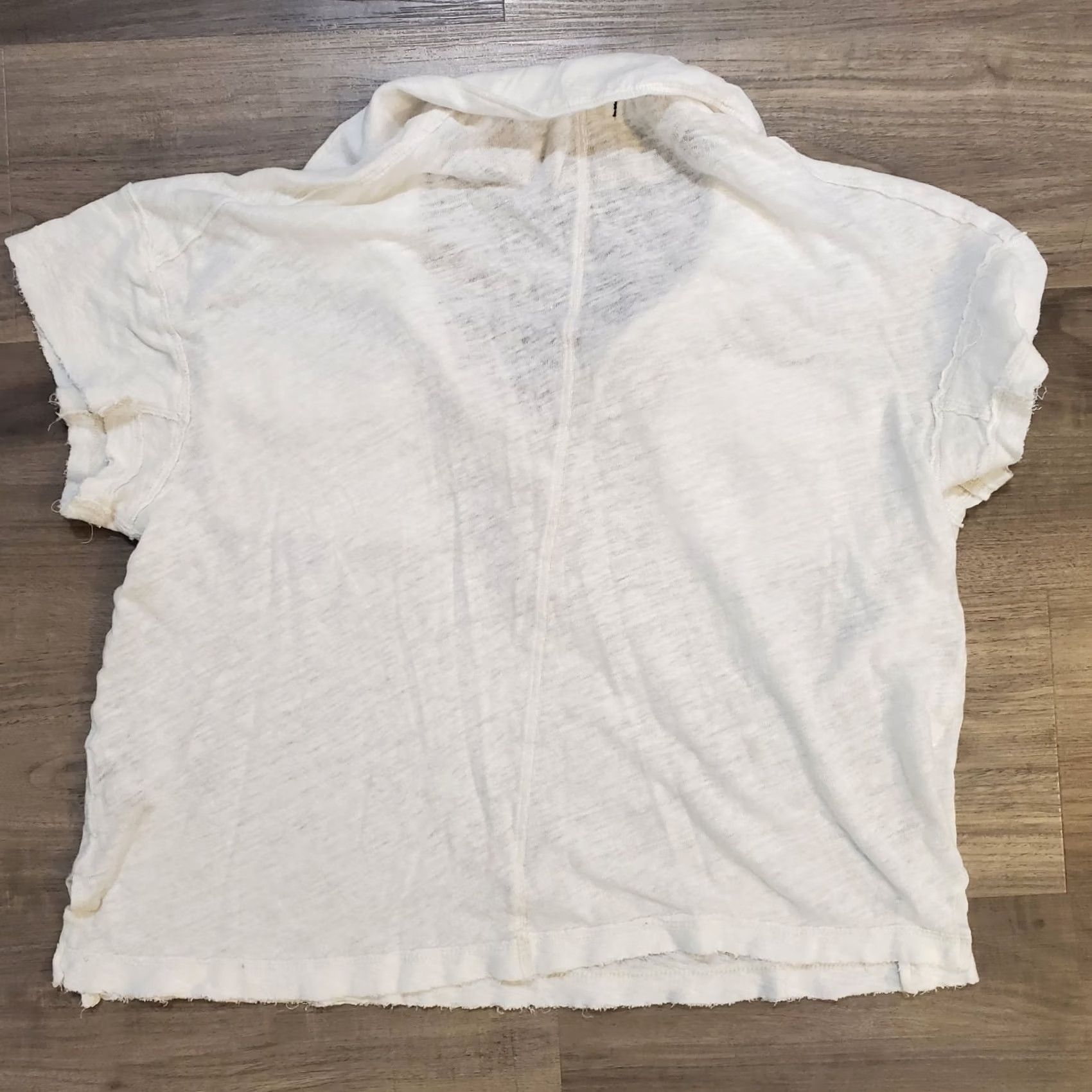 Free People Free People We The Free White Graceland Tee Polo Shirt M White Casual 90s Womens Size M / US 6-8 / IT 42-44 - 7 Thumbnail