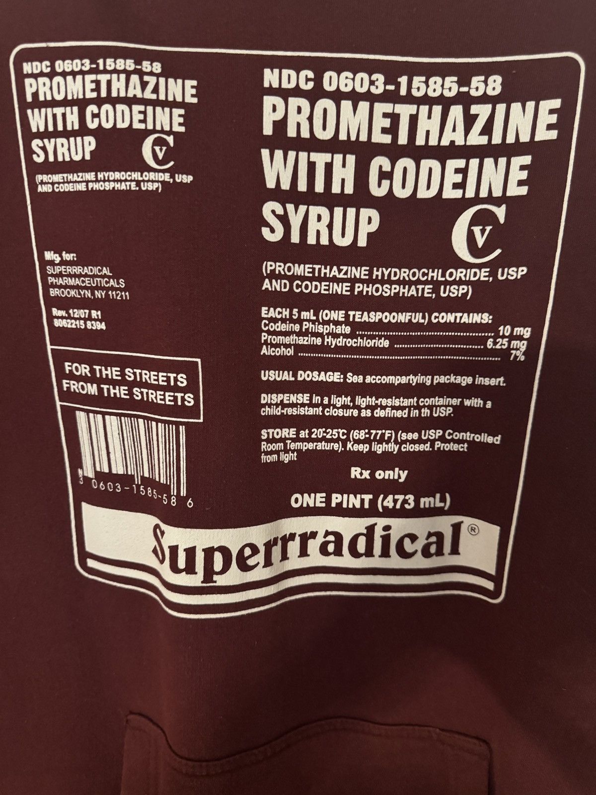 Superrradical Superrradical Codeine Hoodie Size US L / EU 52-54 / 3 - 4 Thumbnail