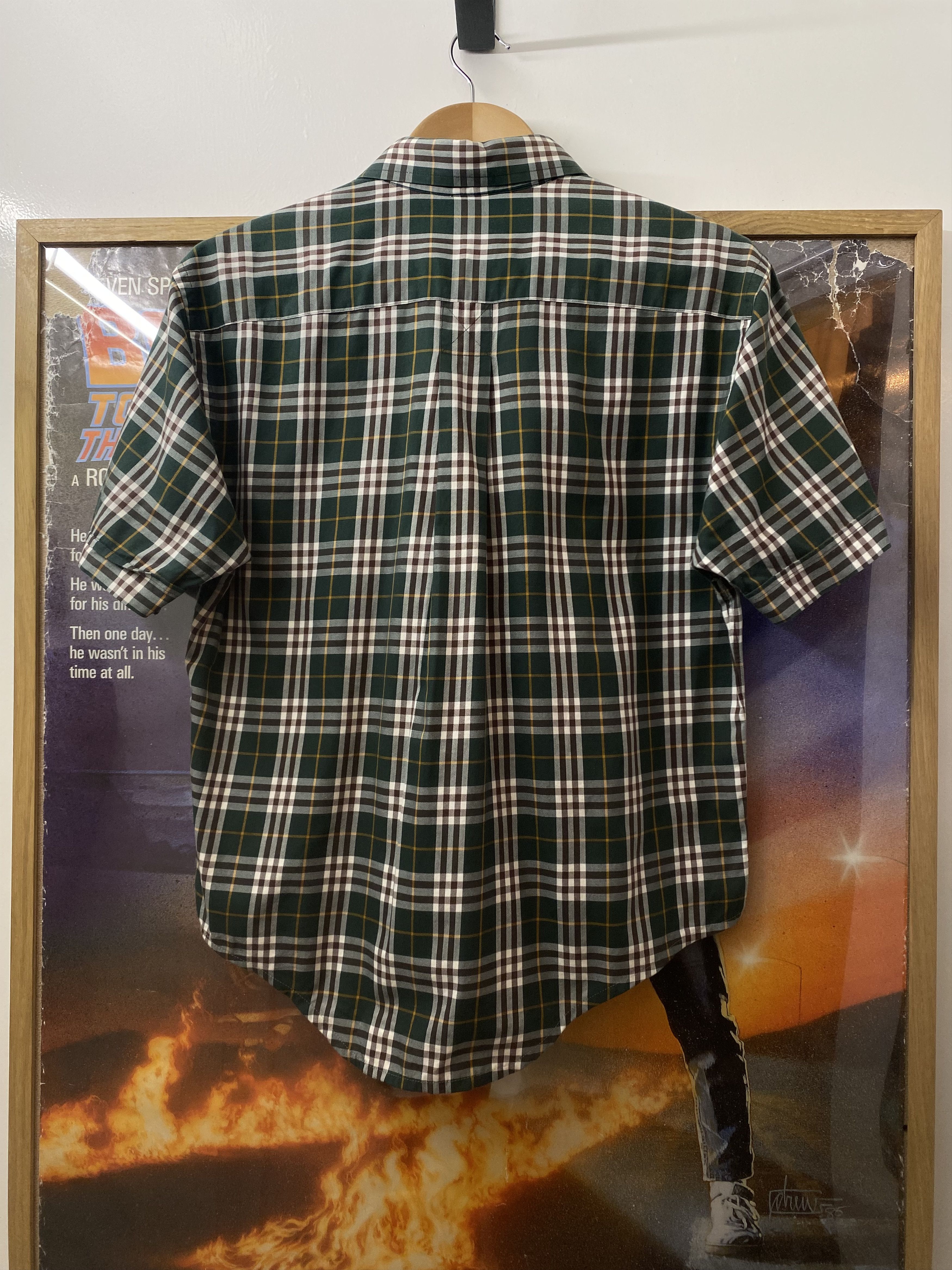 Burberry 00s Burberry London Green Nova Check Short Sleeve Shirt Size US S / EU 44-46 / 1 - 2 Thumbnail
