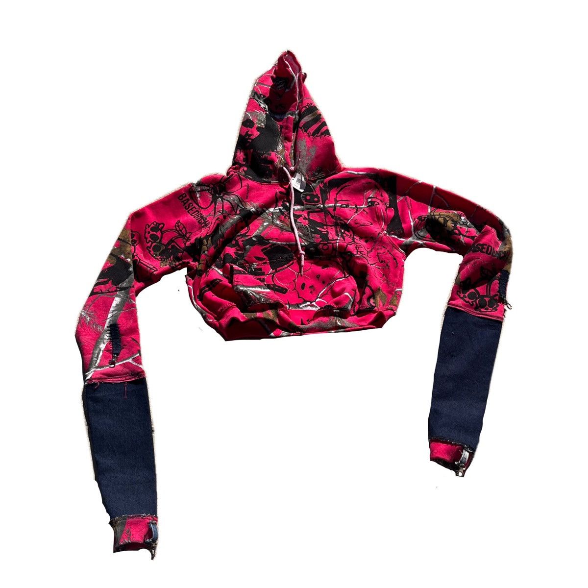 Other Basedbich women’s custom cropped hoodie with horns Size M / US 6-8 / IT 42-44 - 1 Thumbnail