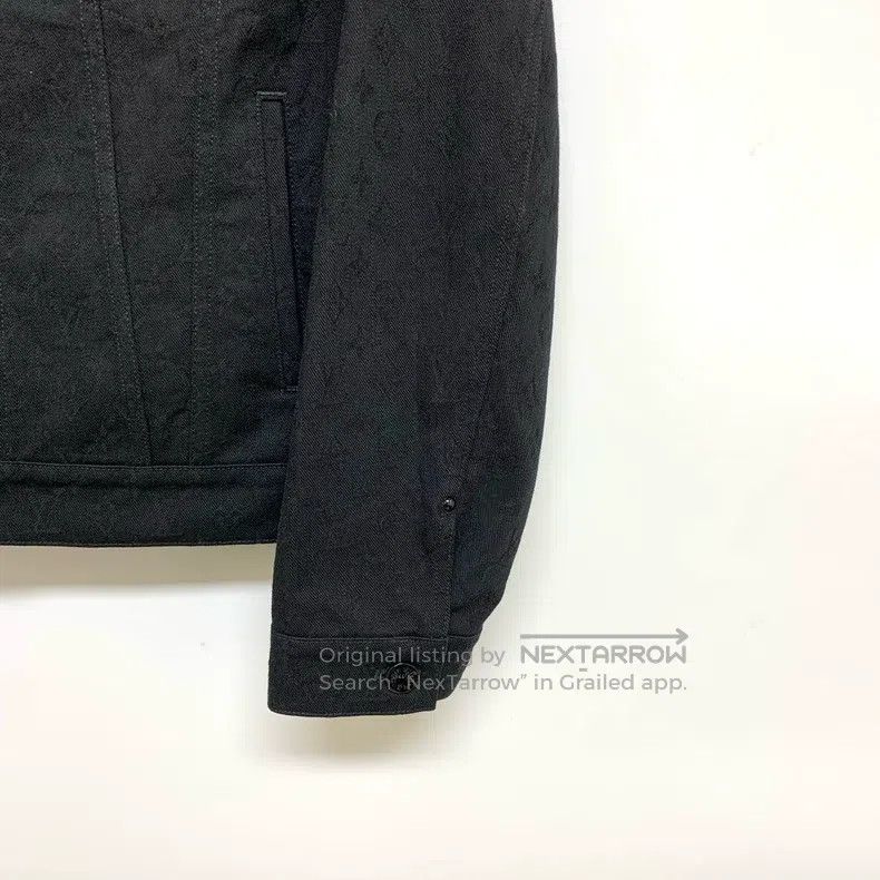 Louis Vuitton Louis Vuitton Black dark full print denim jacket Size US S / EU 44-46 / 1 - 7 Thumbnail
