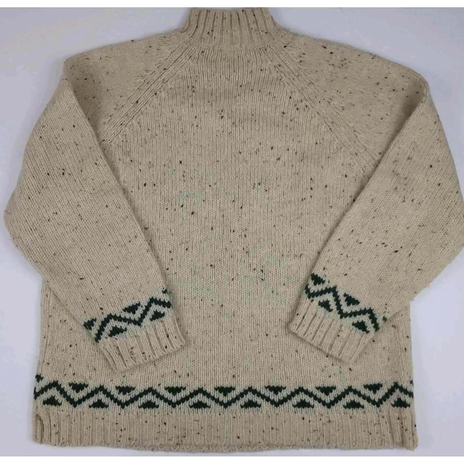 Eddie Bauer Vintage Eddie Bauer Sweater Knit L Wool Holiday Tree Chrismas Outdoor Country Size L / US 10 / IT 46 - 5 Thumbnail