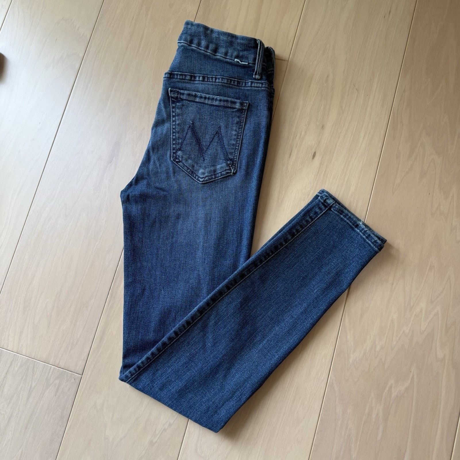 MOTHER Mother Looker Jeans Women's 25 Blue High Waisted Medium Wash Size 25" / US 0 / IT 36 - 9 Thumbnail