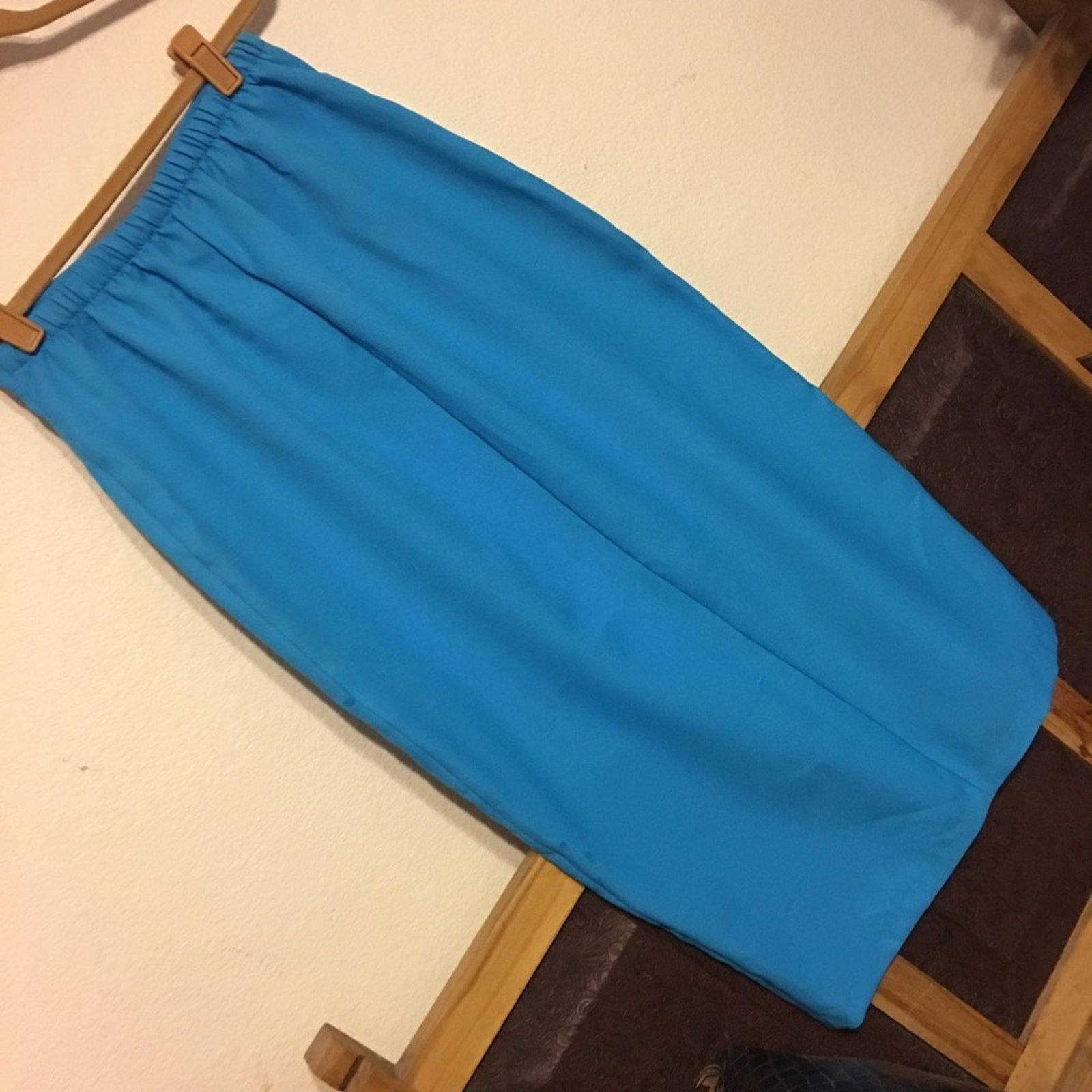 Vintage Ladies Prelude turquoise jacket and skirt set 8 Size M / US 6-8 / IT 42-44 - 7 Thumbnail