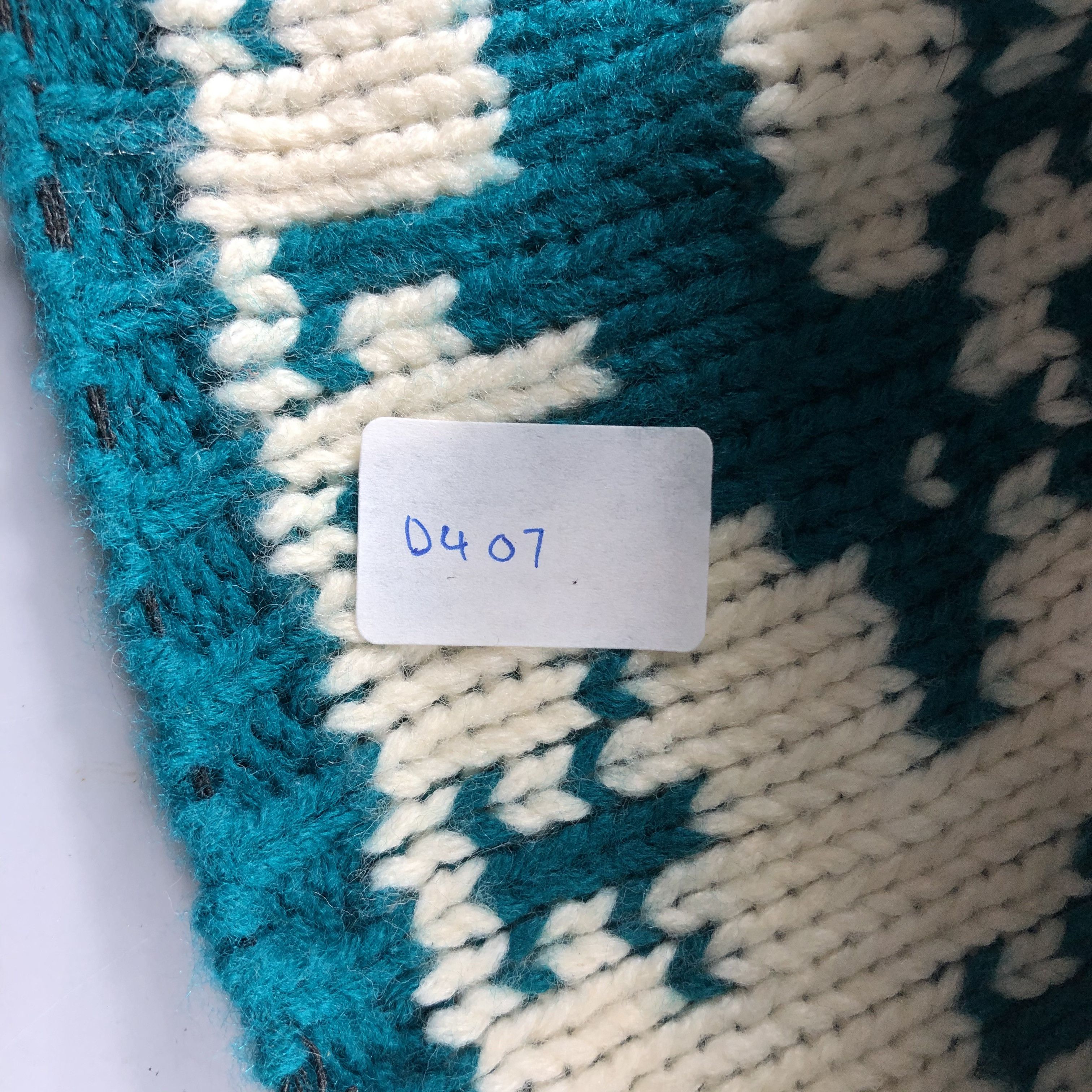 Japanese Brand × Vintage Chaos Fair Isle Beanie Snow Hat Snow Cap -D407 Size ONE SIZE - 8 Thumbnail