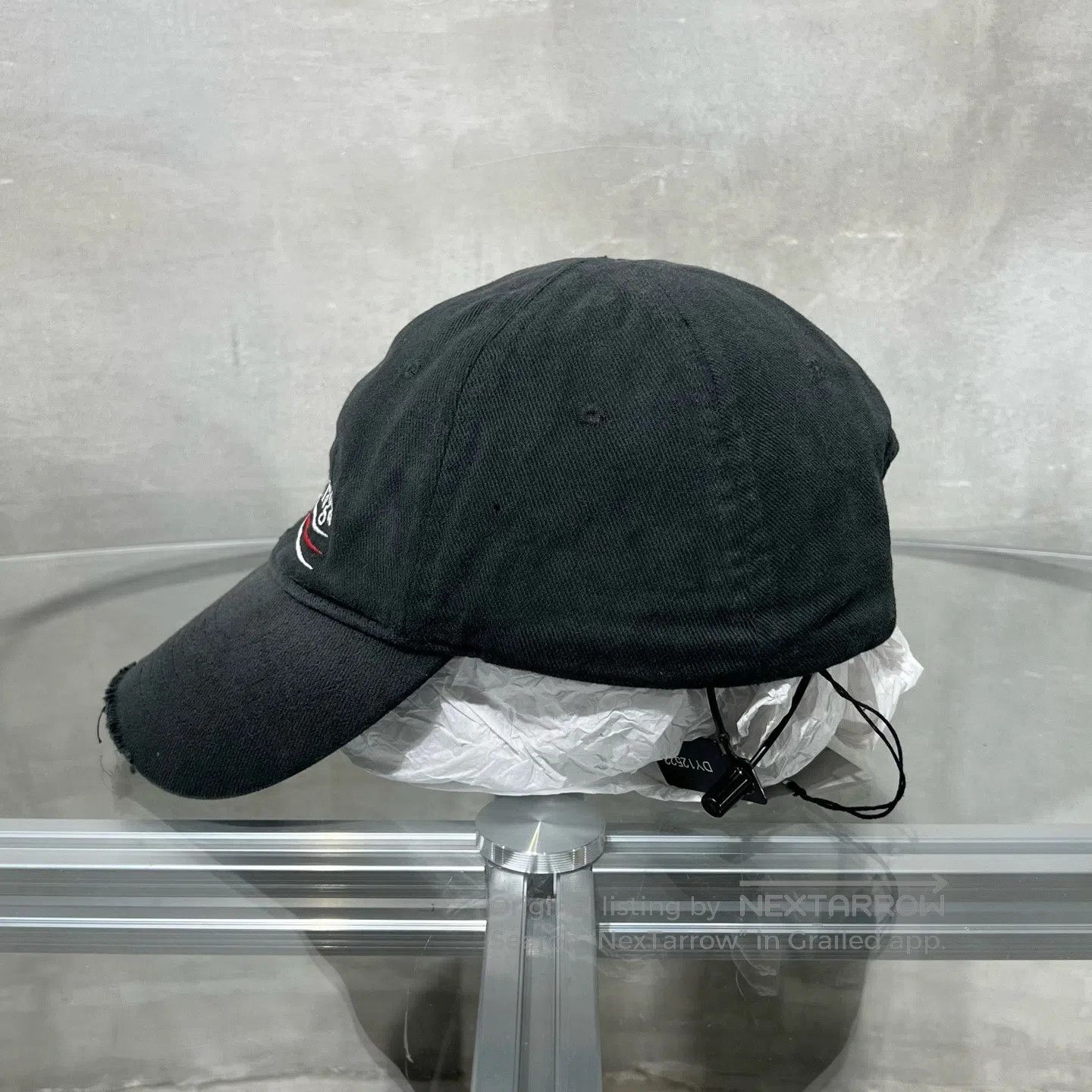 Balenciaga Balenciaga sizeM New Embroidered Coke Damages Baseball Cap Size ONE SIZE - 2 Thumbnail