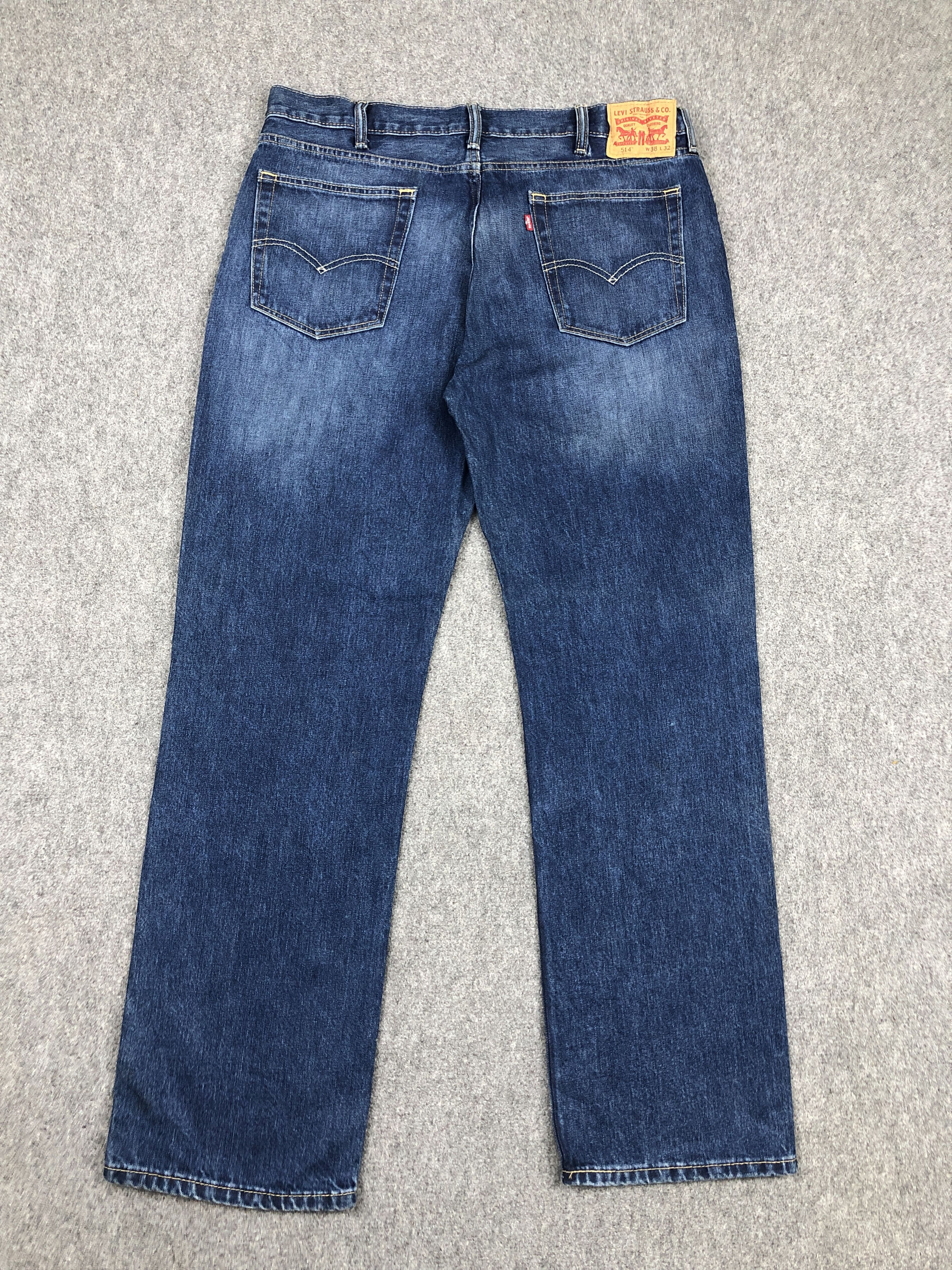 Levi's Vintage Levis 514 Blue Denim Jeans DP2349 Size US 37 - 3 Thumbnail