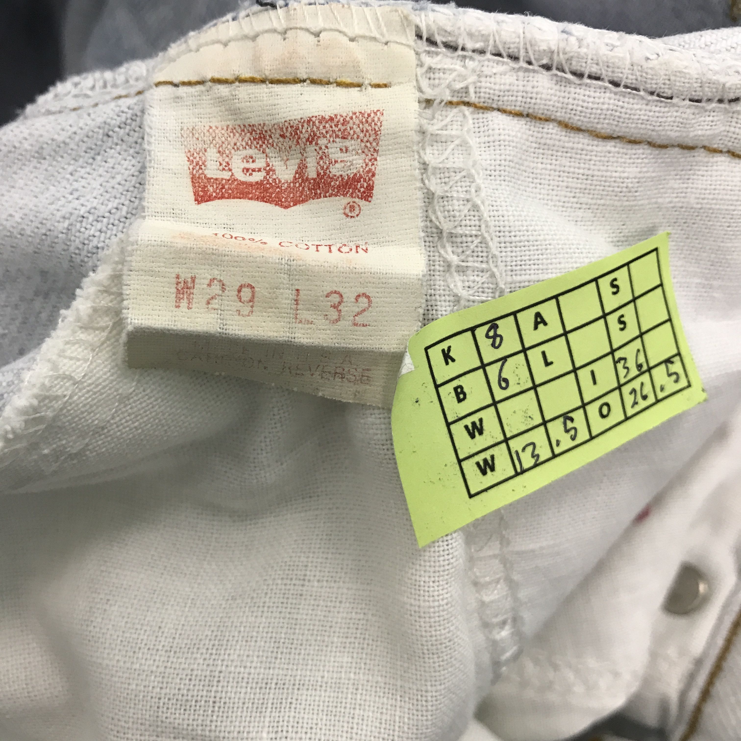 Levi's × Vintage Vintage Levi's Distressed Light Wash Denim pants Size US 27 - 14 Thumbnail