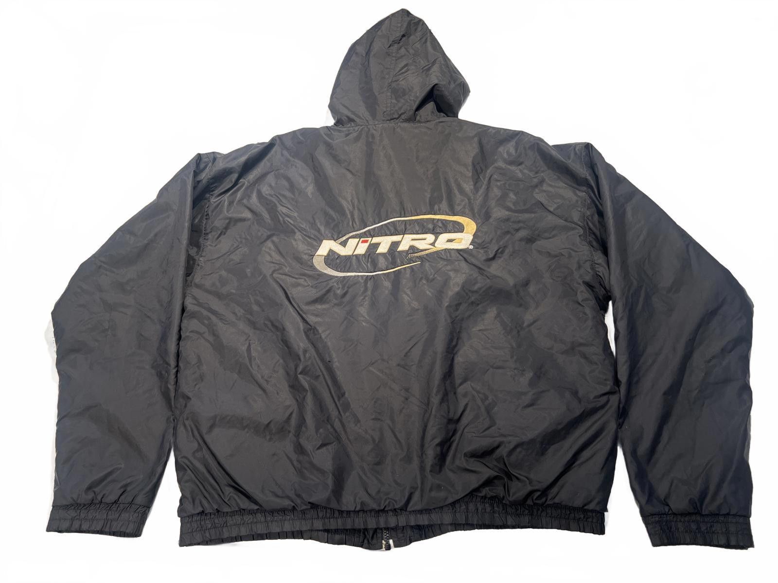 Other VTG Charles River "Nitro Racing" Branded Hooded Windbreaker Size US XL / EU 56 / 4 - 5 Thumbnail