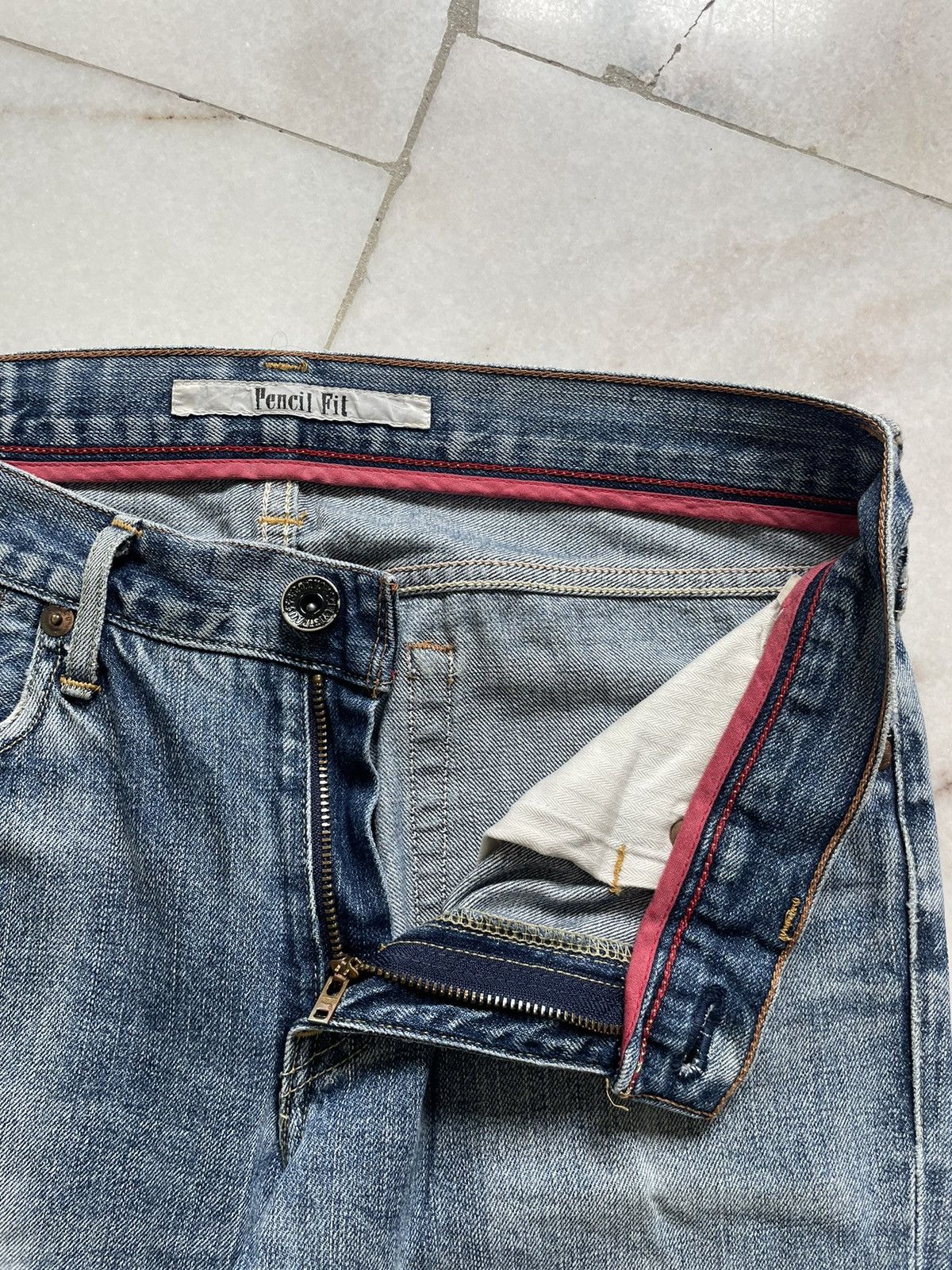 Levi's Rare Vintage Levis 607 Pencil Fit Flared Gothic Jeans Size US 32 / EU 48 - 5 Thumbnail