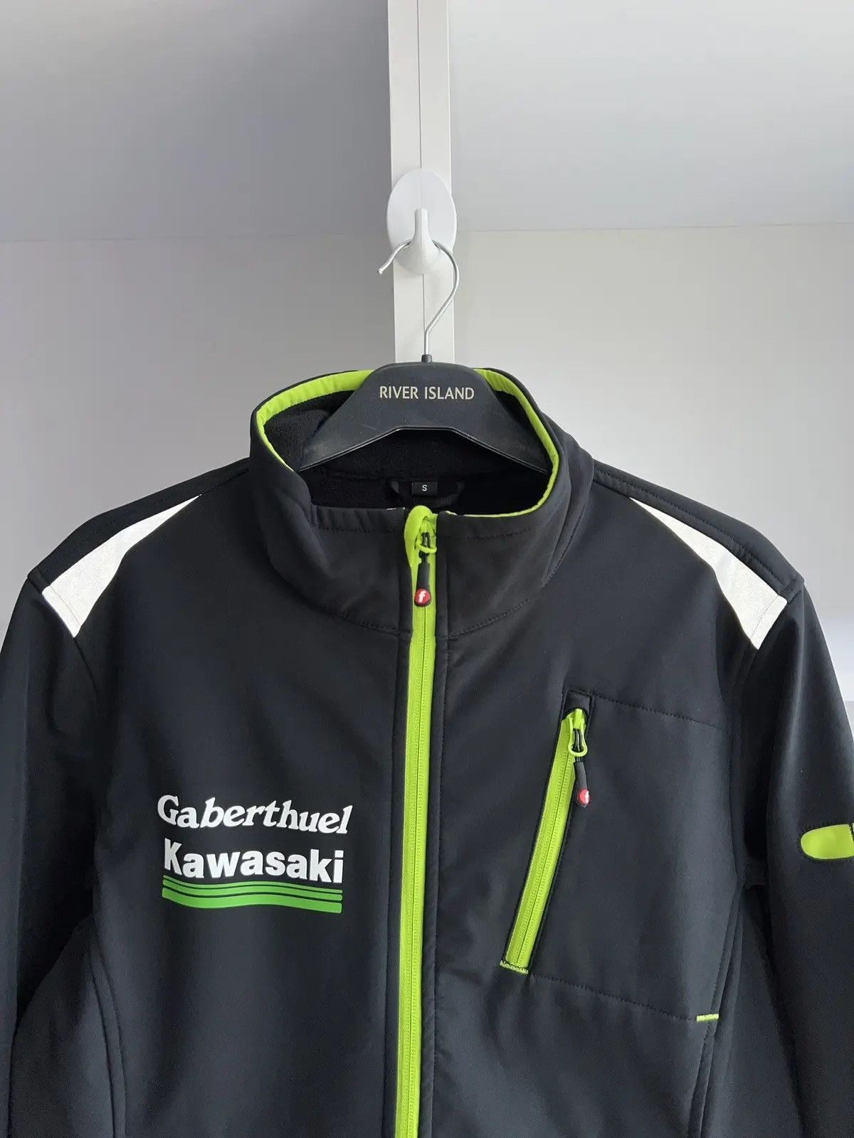 Vintage Vintage Kawasaki Softshell Racing Jacket Size US S / EU 44-46 / 1 - 12 Thumbnail