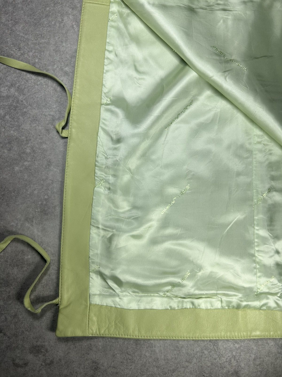Off-White Off White long leather dress Size S / US 4 / IT 40 - 3 Thumbnail