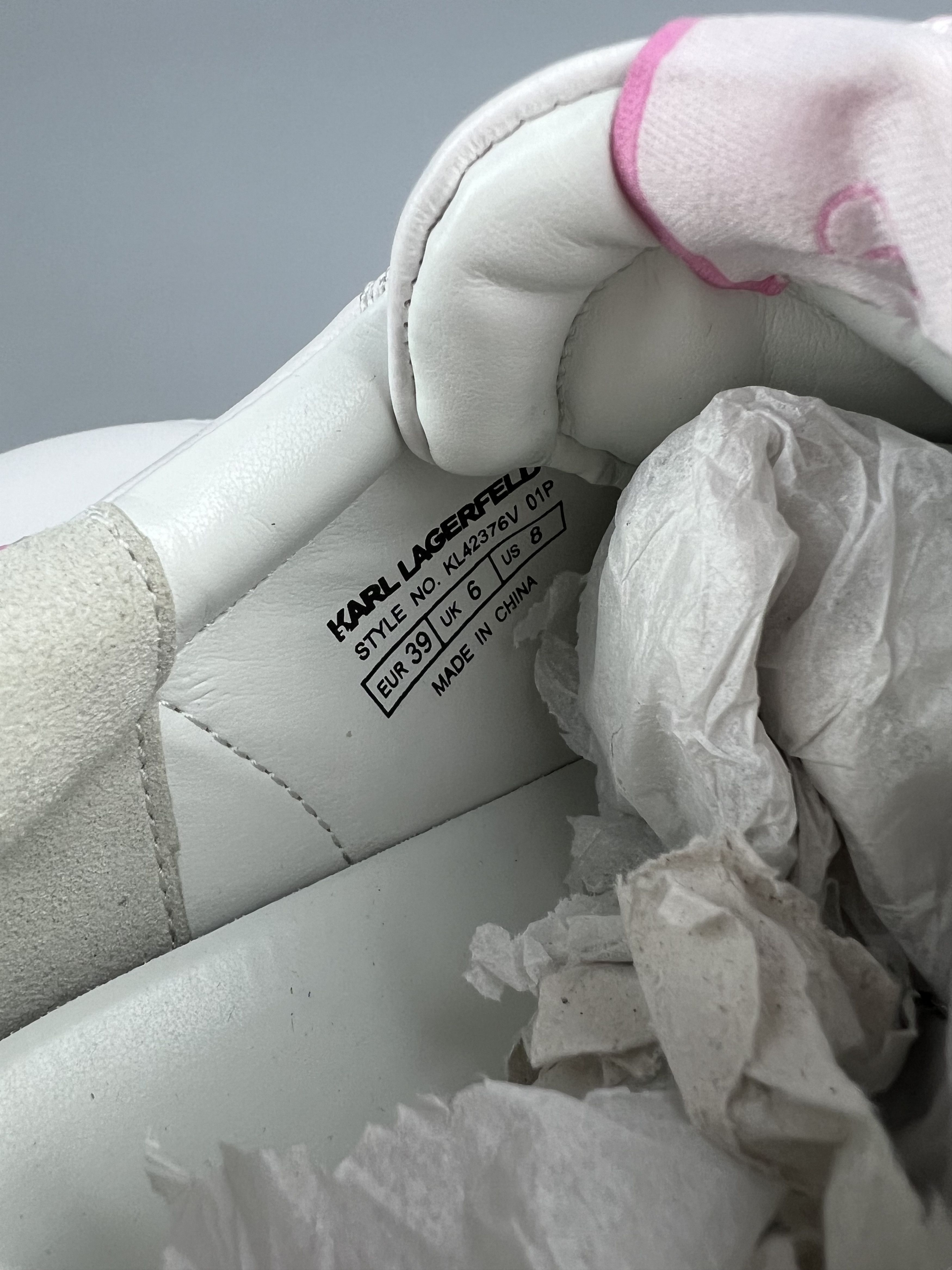 Karl Lagerfeld Karl Lagerfeld Leather Sneakers Size US 8 / IT 38 - 8 Thumbnail