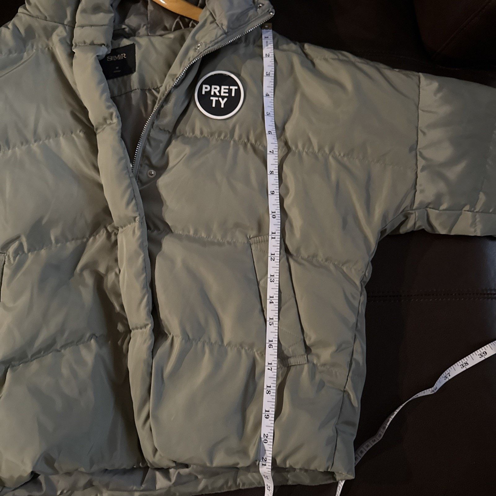 & Other Stories Semir Women’s Puffer Jacket Sz M Gray “Pretty” Logo Size M / US 6-8 / IT 42-44 - 12 Thumbnail