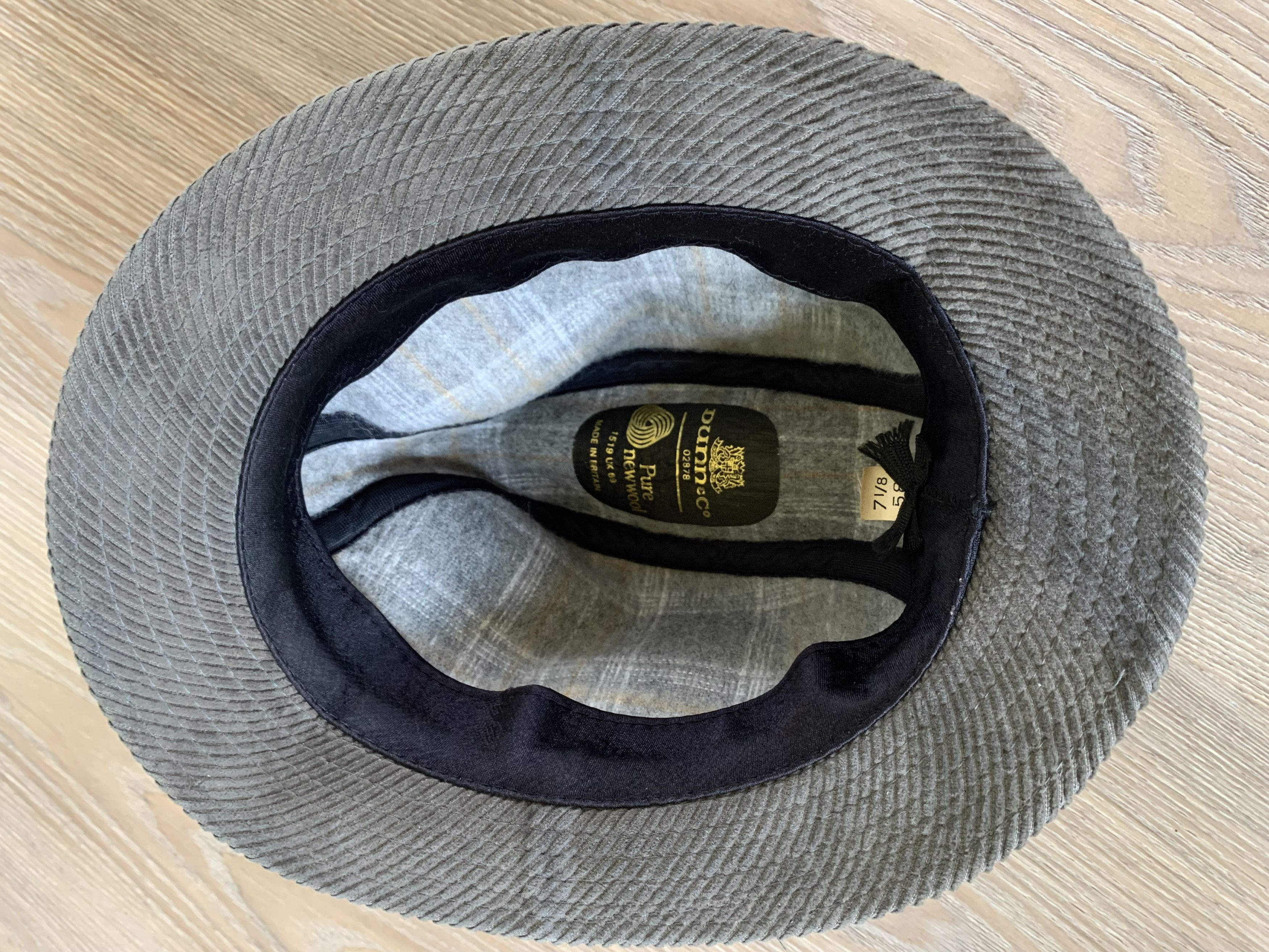 Designer Vintage Rare Dunn & Co Tweed Plaid Fedora Hat Size ONE SIZE - 6 Thumbnail