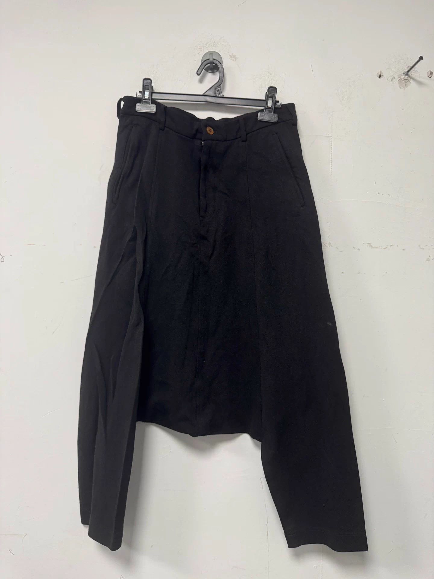 Comme des Garcons Comme des Garçons HOMME PLUS Blk Poly Lantern Pants Size US 31 - 1 Thumbnail