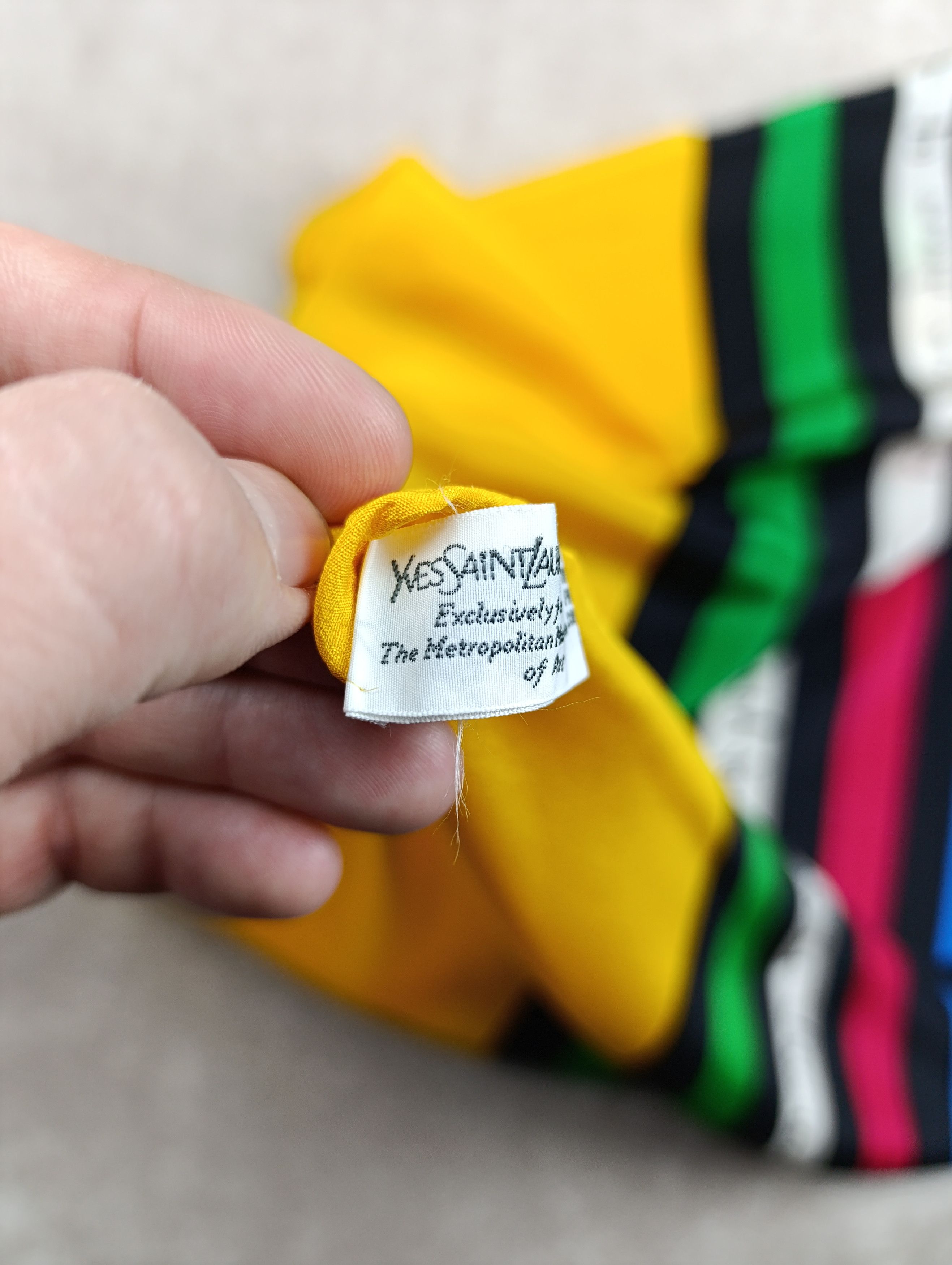 Yves Saint Laurent Yves Saint Laurent Silk Scarf – Metropolitan Museum of Art Size ONE SIZE - 11 Thumbnail
