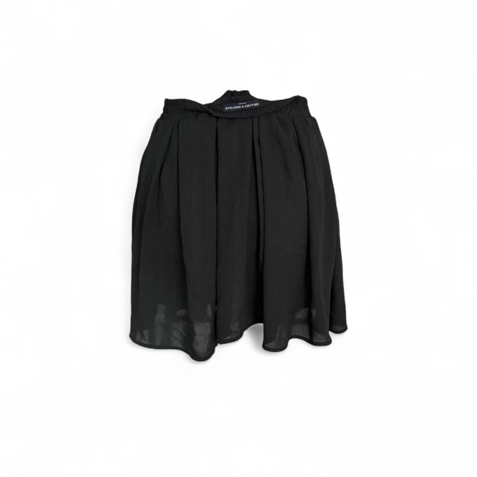 Brandy Melville Brandy Melville Black Midi Skirt One Size Staple Piece Size 27" / US 4 / IT 40 - 2 Thumbnail