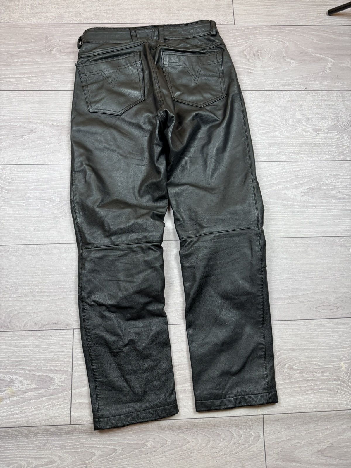 BMW Vintage Leather Moto pants BMW size 48 Size US 32 / EU 48 - 4 Thumbnail