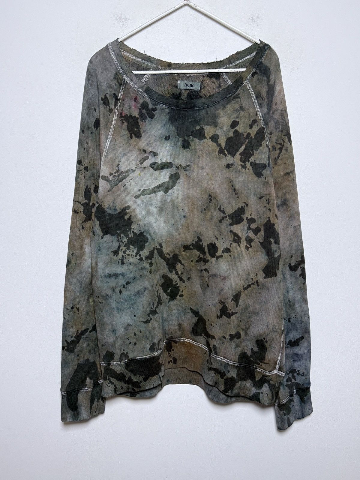 Acne Studios Acne Studios oversized crewneck sweatshirt custom tie dye Size US M / EU 48-50 / 2 - 1 Thumbnail