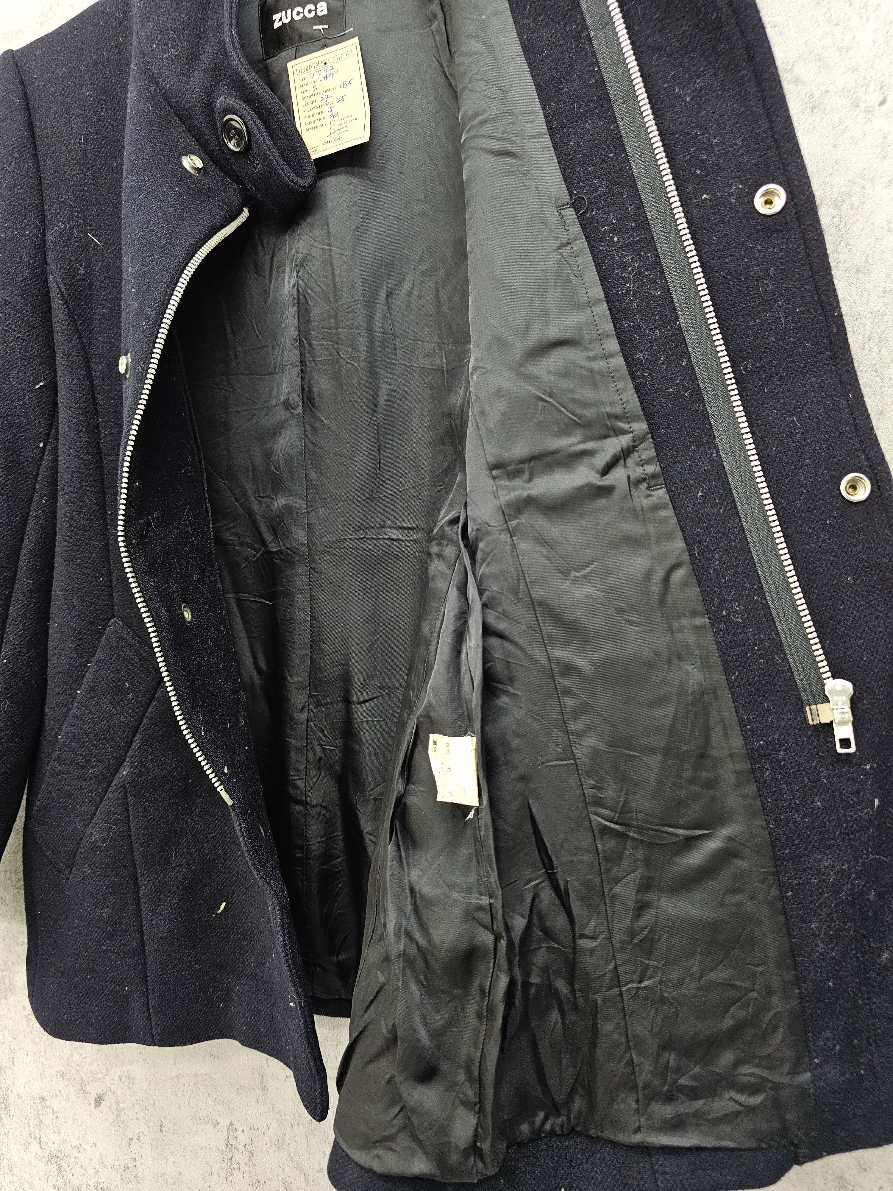 CABANE de ZUCCa Vintage ZUCCA Cabane De Zucca Wool Coat Jacket J0092 Size US S / EU 44-46 / 1 - 5 Thumbnail