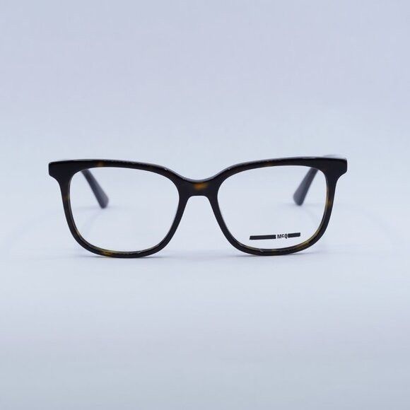 McQ Alexander McQueen McQ by Alexander McQueen MQ0276O 002 Eyeglasses Havana 52mm Size ONE SIZE - 2 Thumbnail