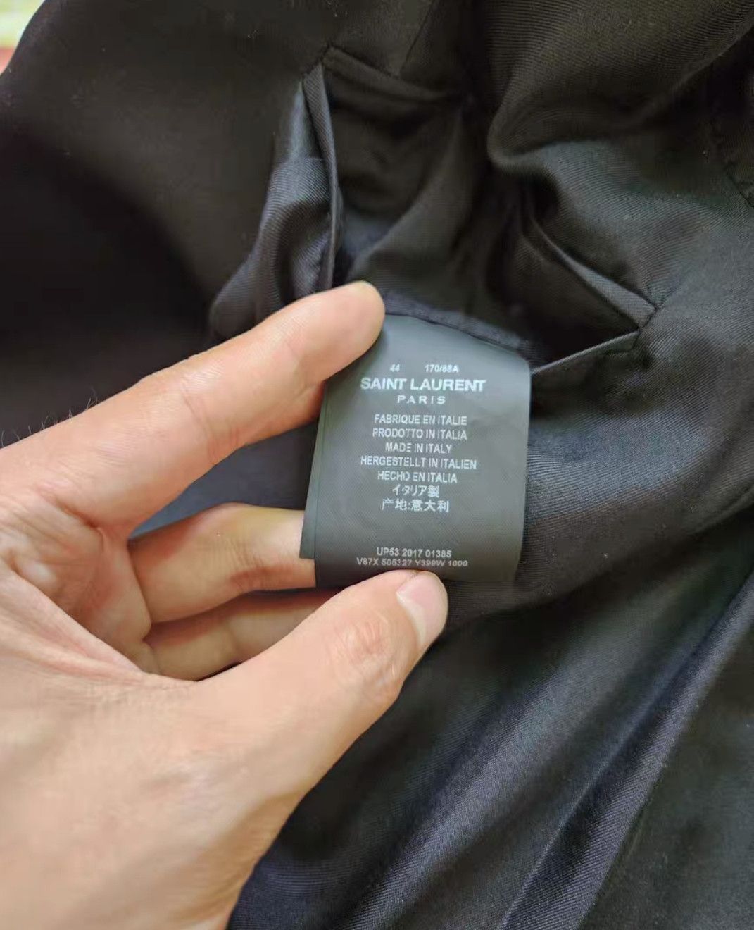Saint Laurent Paris Sz 44 Saint Laurent Paris Smoking Blazer Jacket-2508 Size US S / EU 44-46 / 1 - 6 Thumbnail