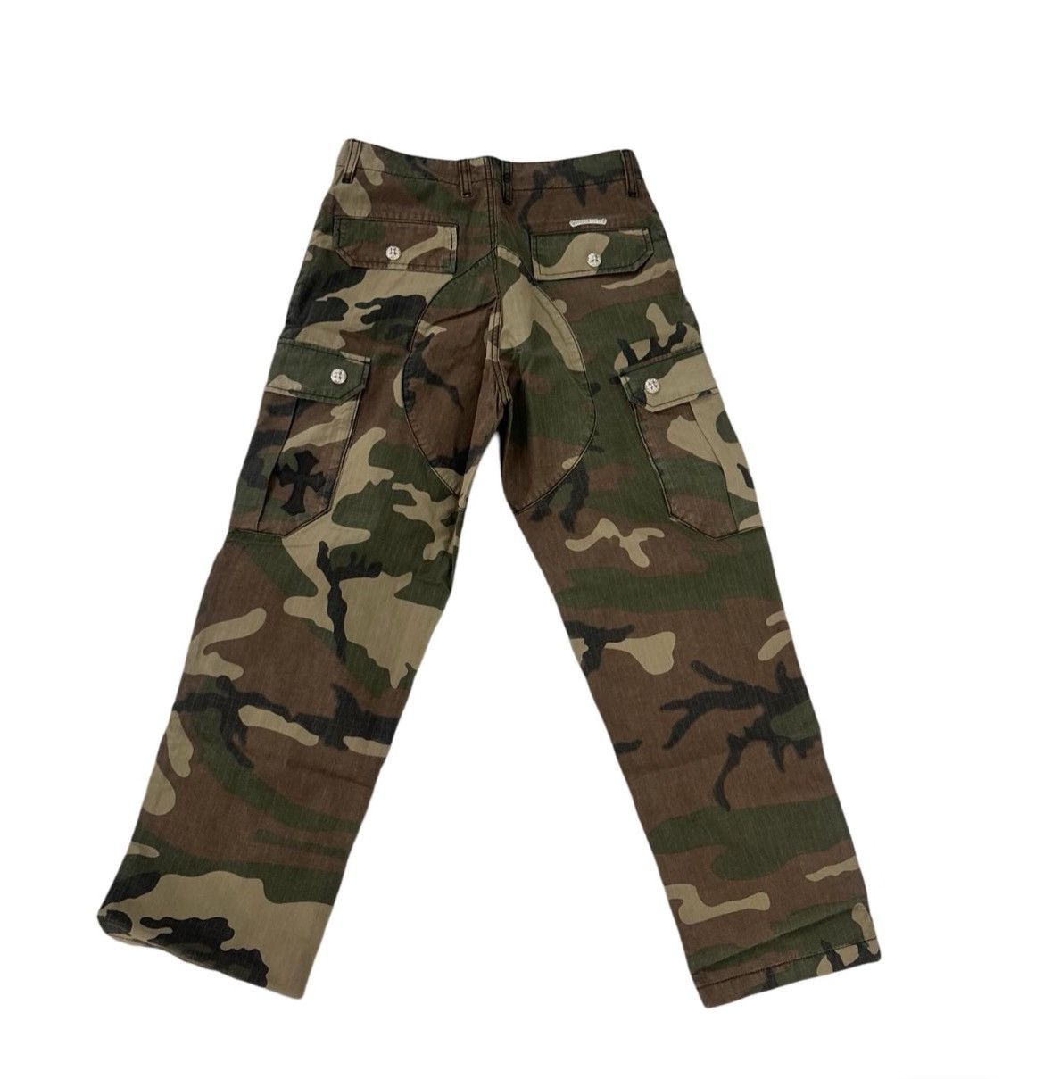 Chrome Hearts Leather cross patch camouflage camo cargo pants Size US 32 / EU 48 - 1 Thumbnail