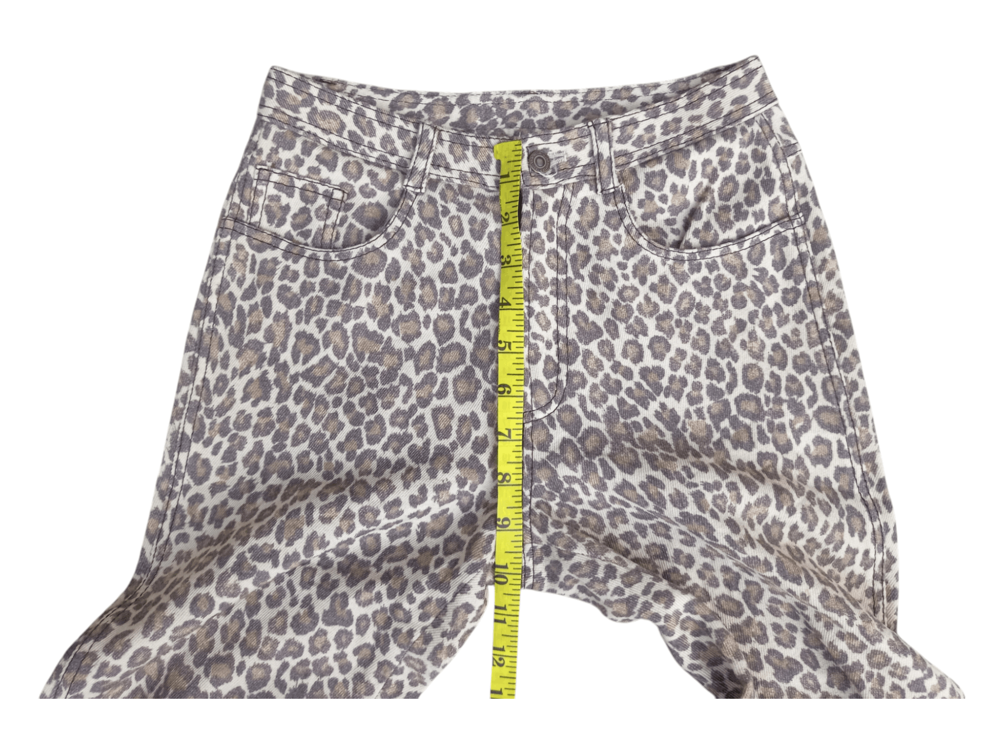 Japanese Brand GK Leopard Design Lace Up Flare Pants Size 24" / US 00 / IT 34 - 18 Thumbnail