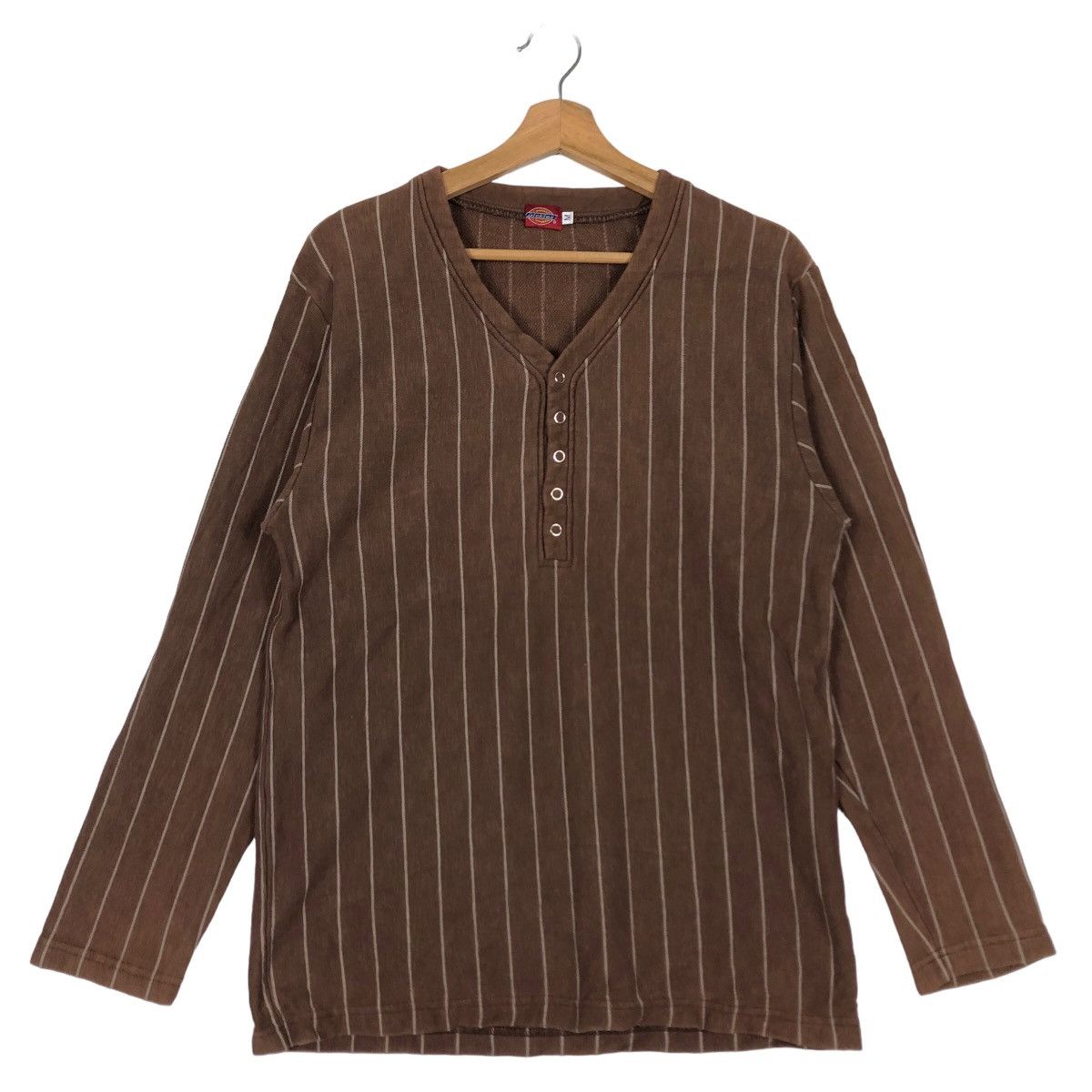 Japanese Brand 🔥Long Sleeve Dickies Worker Pin Striped Design Size US M / EU 48-50 / 2 - 2 Thumbnail