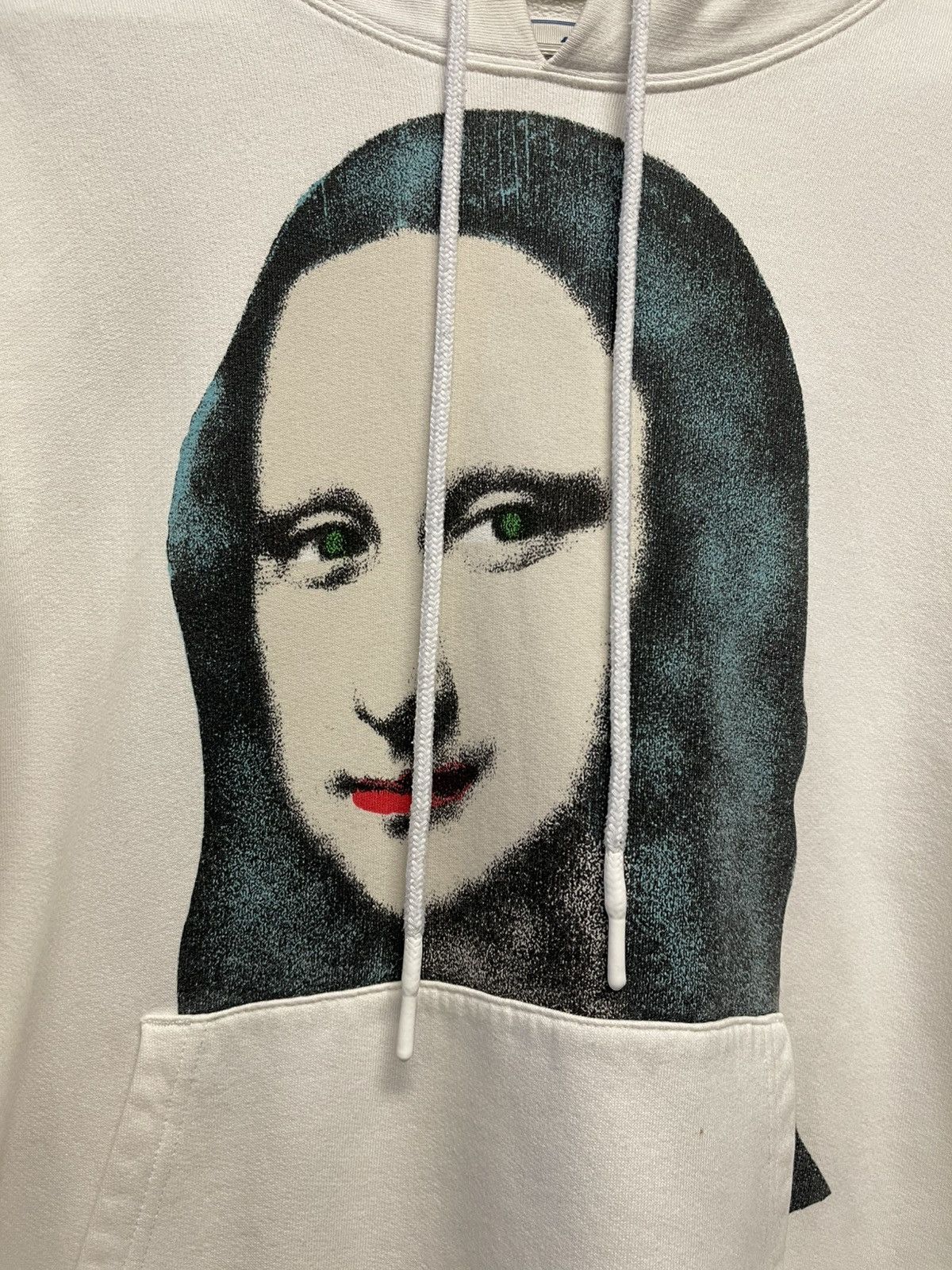 Off-White Size XL - Off-White Mona Lisa Oversized Hoodie 'White' Size US XL / EU 56 / 4 - 4 Thumbnail