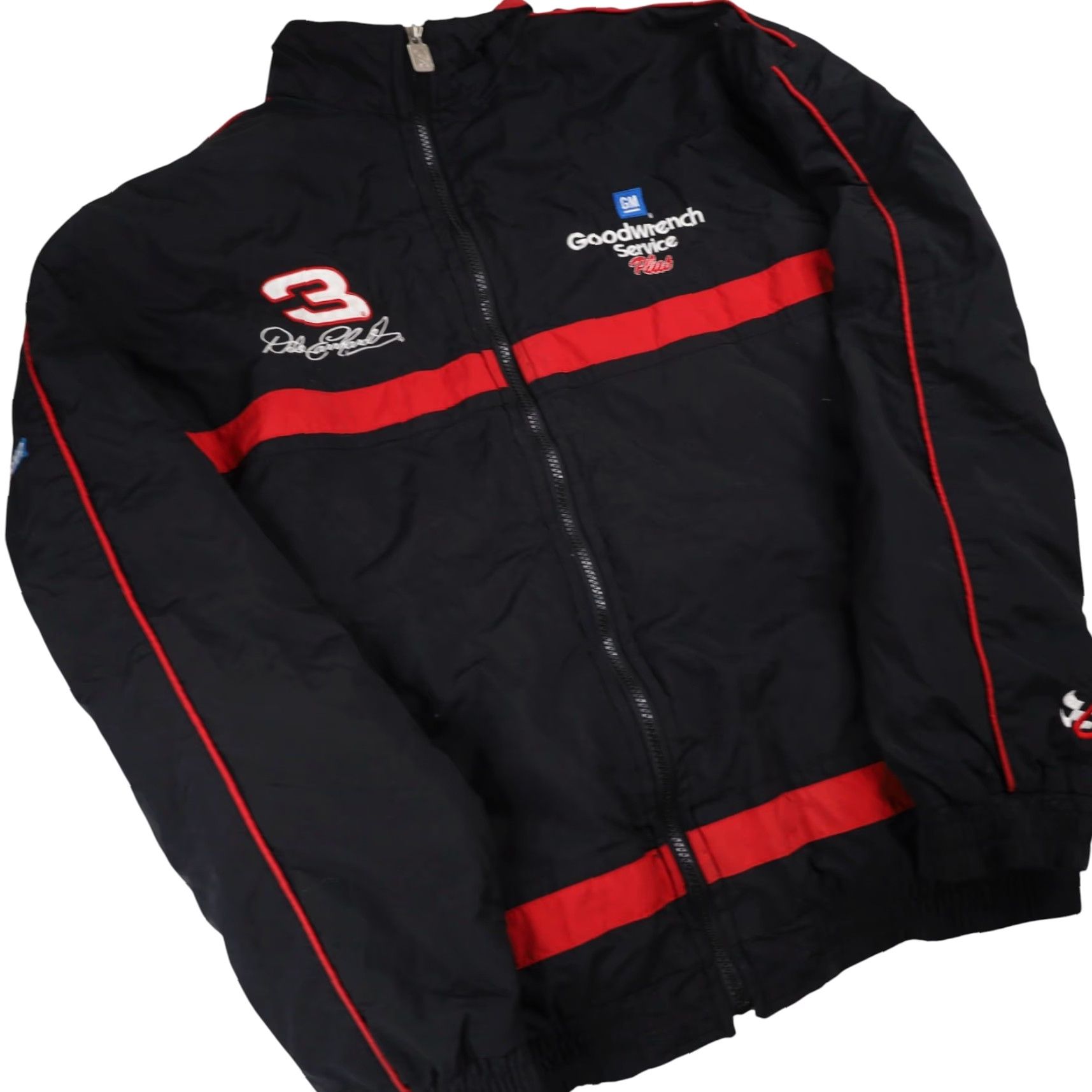 Chase Authentics VINTAGE Chase Authentics Dale Earnhardt Nascar Jacket Black Large Mens Size US L / EU 52-54 / 3 - 3 Thumbnail