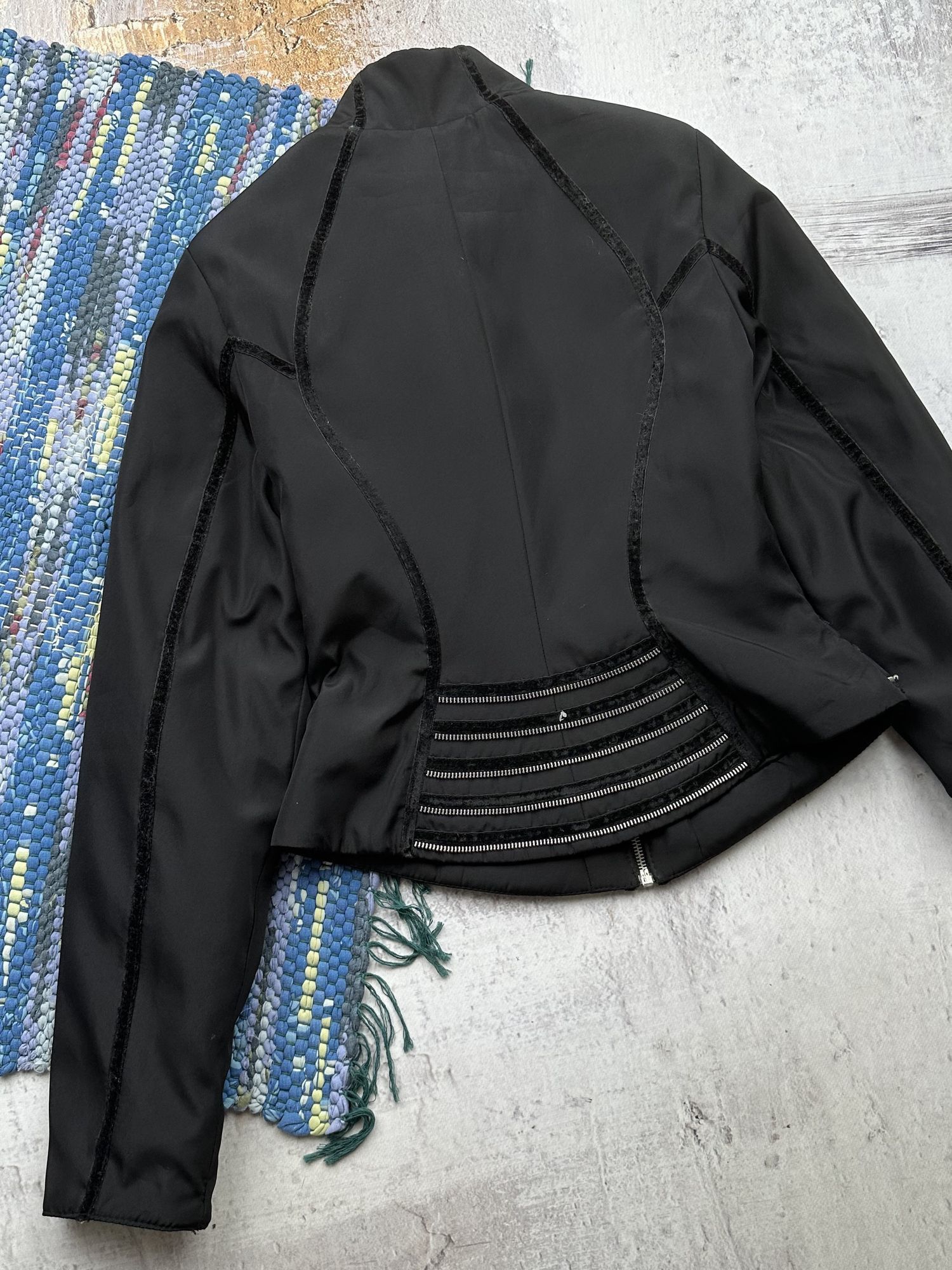 Vintage Vintage Cropped Jacket A280(199)(D15) Size XS / US 0-2 / IT 36-38 - 6 Thumbnail