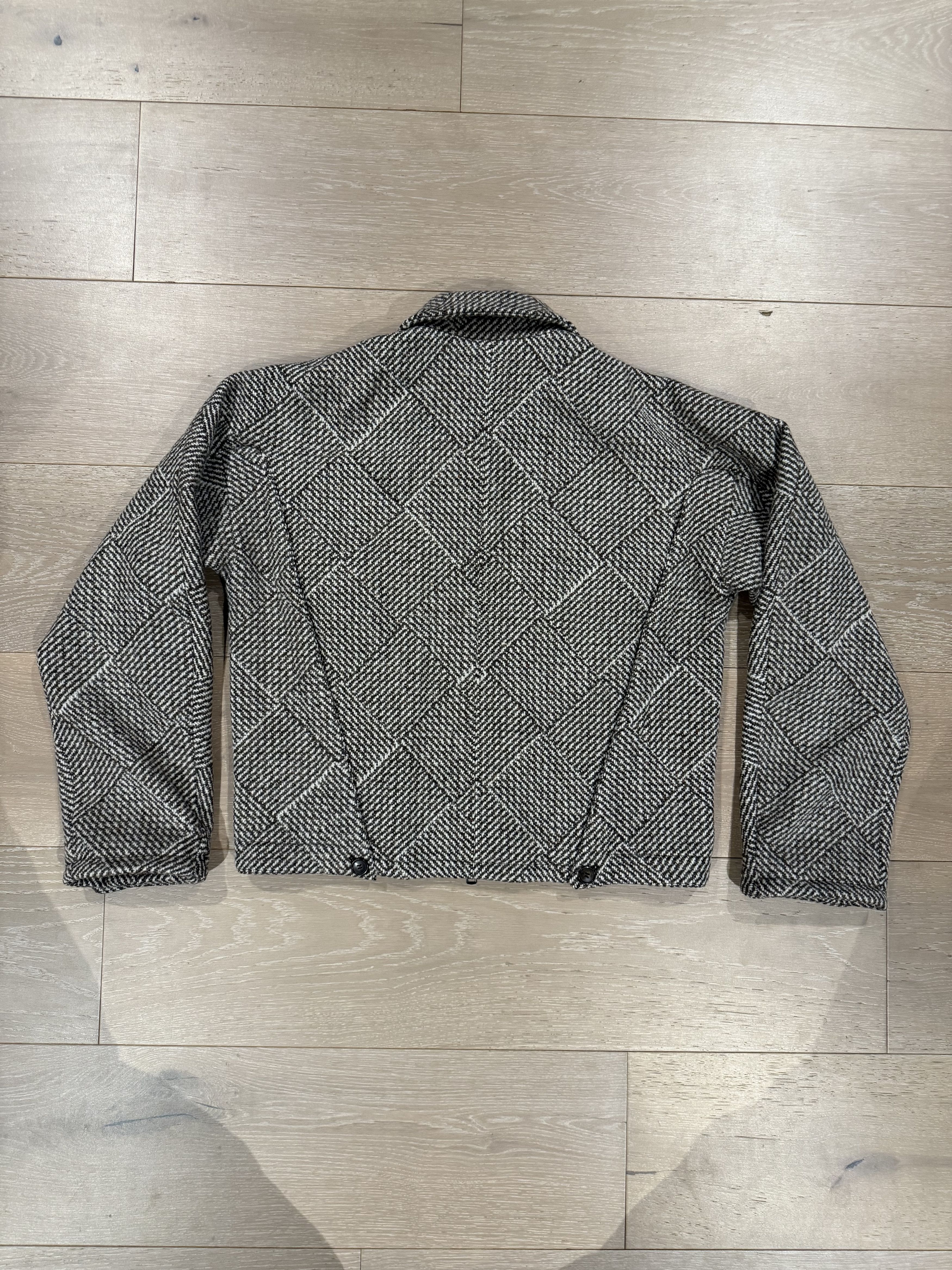 Ojardorf 💚 O. FILES Chess Wool Jacket in Mocha/Cream Medium NEW Size US M / EU 48-50 / 2 - 13 Thumbnail