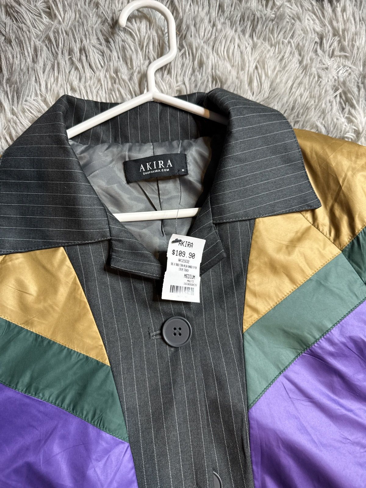Akira Akira Multicolored with pinstripe lining Size M / US 6-8 / IT 42-44 - 4 Thumbnail