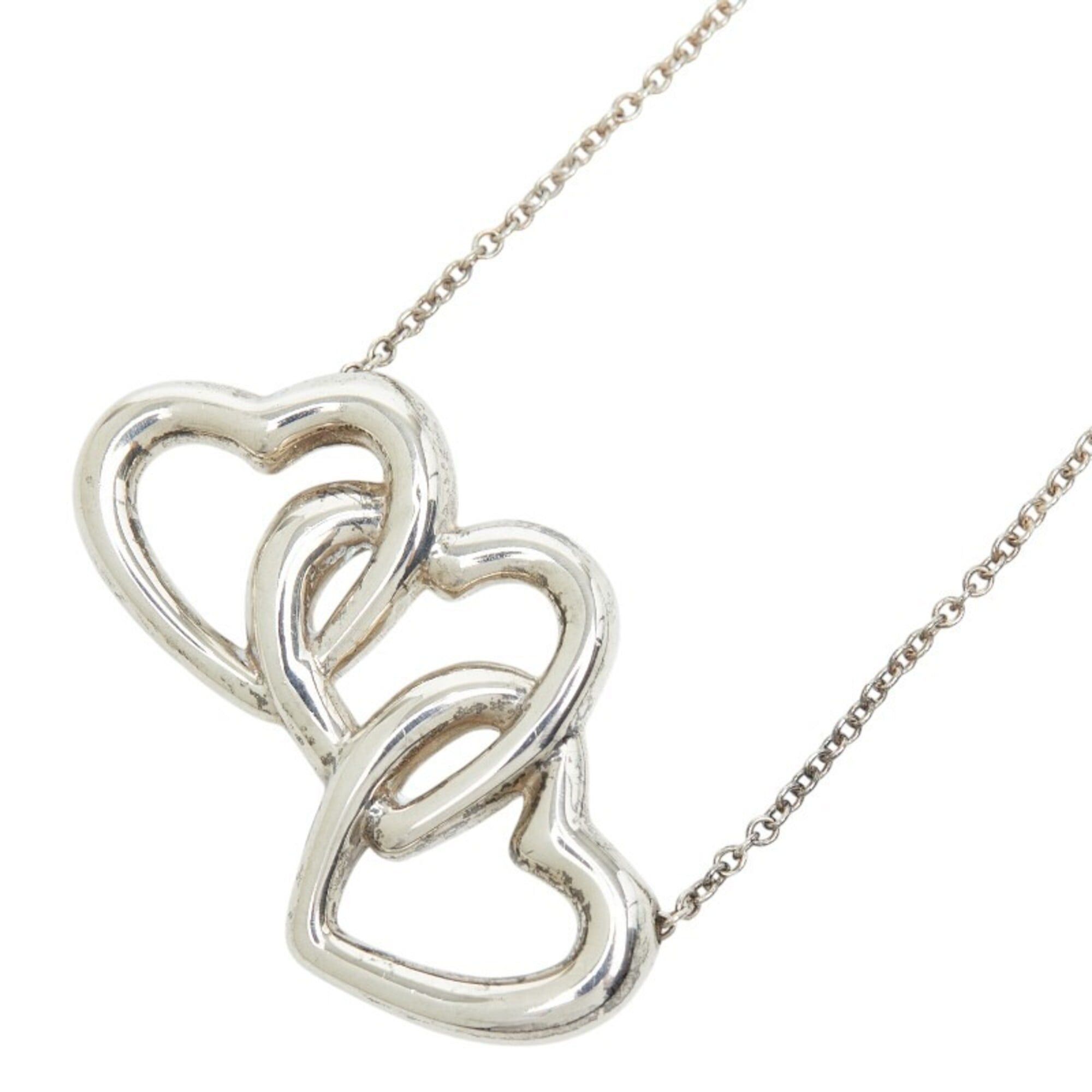 Tiffany & Co. Tiffany & Co. Triple Heart Necklace, SV925 Silver, Women's. Size ONE SIZE - 1 Thumbnail