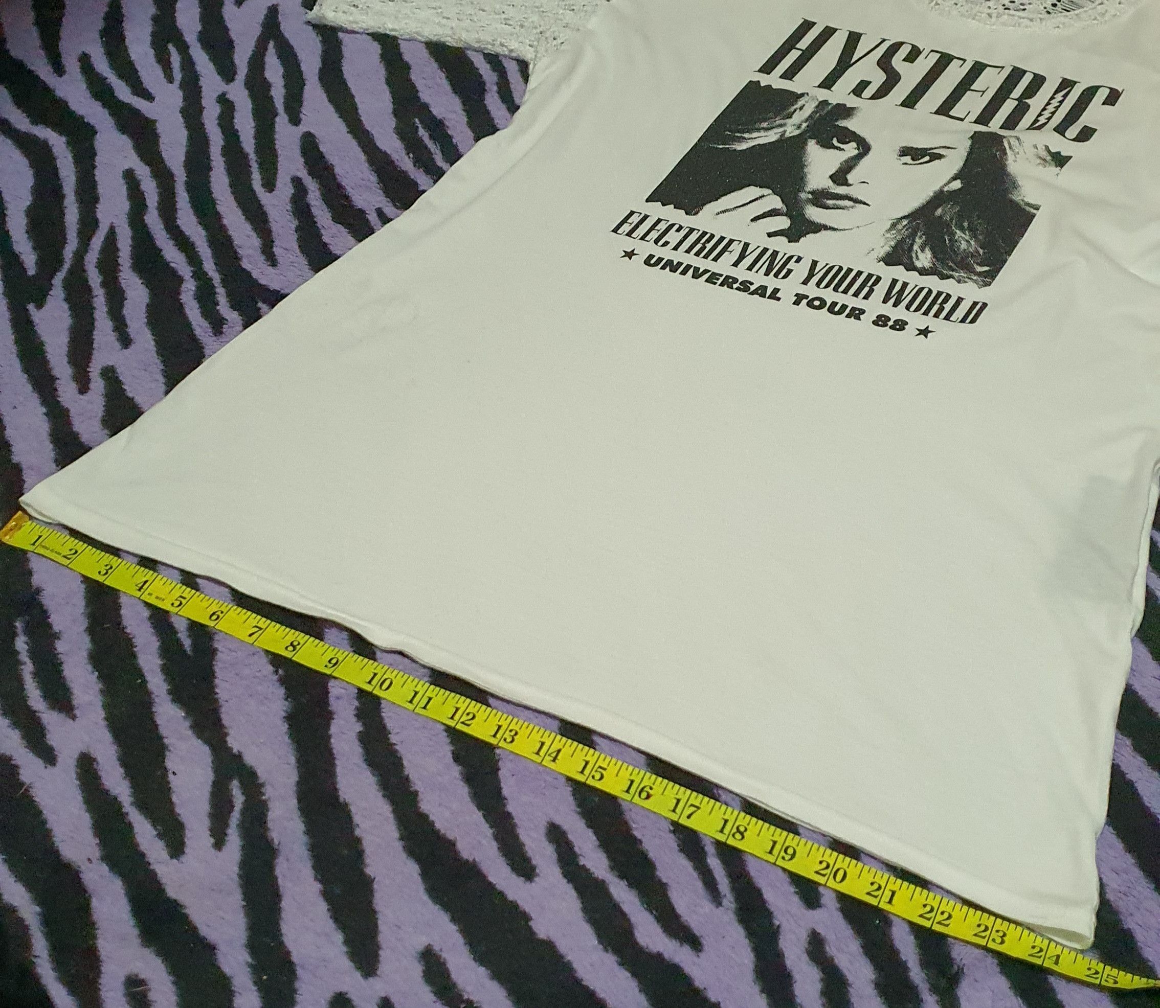 Hysteric Glamour Hysteric Glamour Universal Tour 88 semi-laced tees (L) Size ONE SIZE - 10 Thumbnail