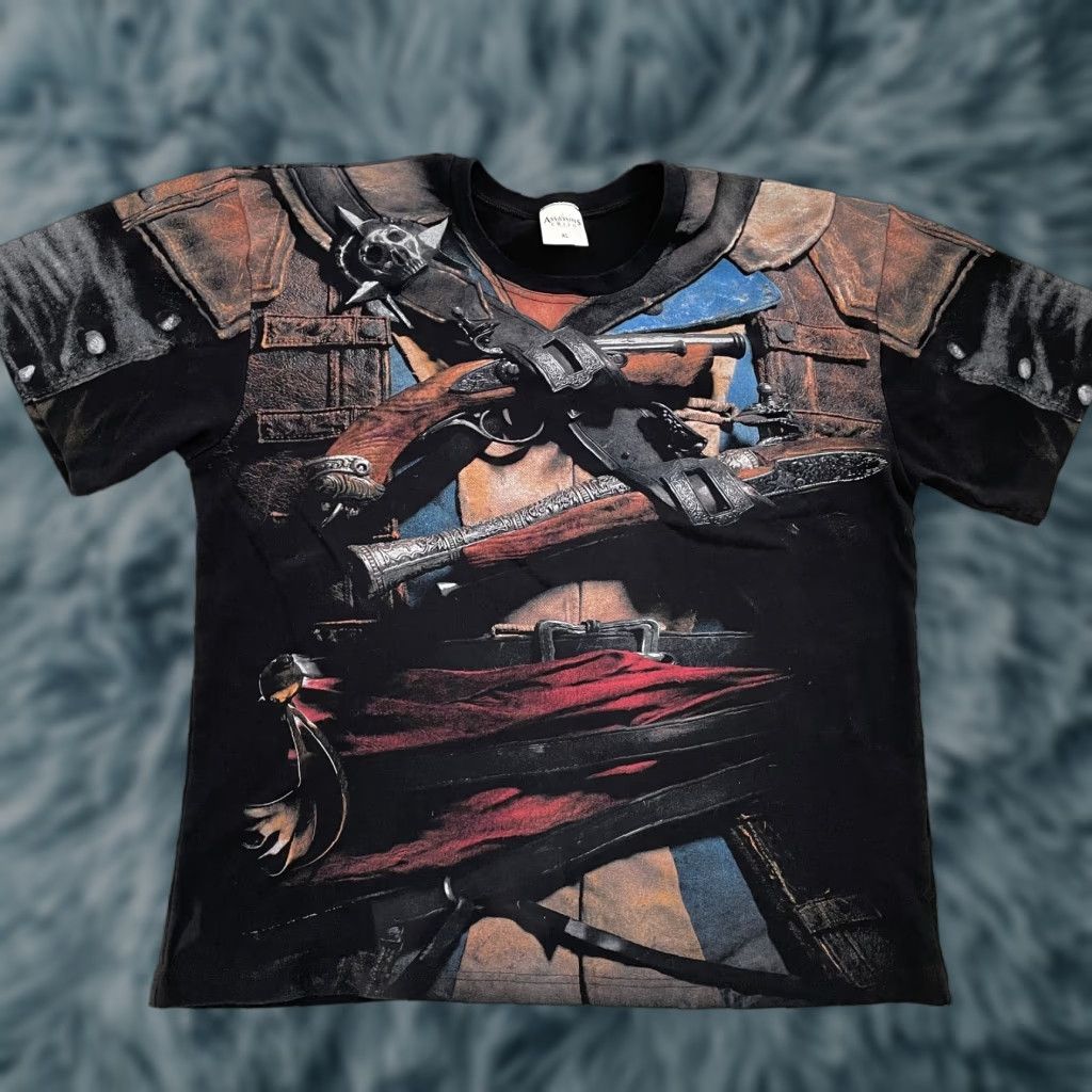 Vintage VINTAGE Assassin's Creed T-Shirt Adult XL Black Gaming Logo Graphic 2010s Mens Size US XL / EU 56 / 4 - 1 Thumbnail