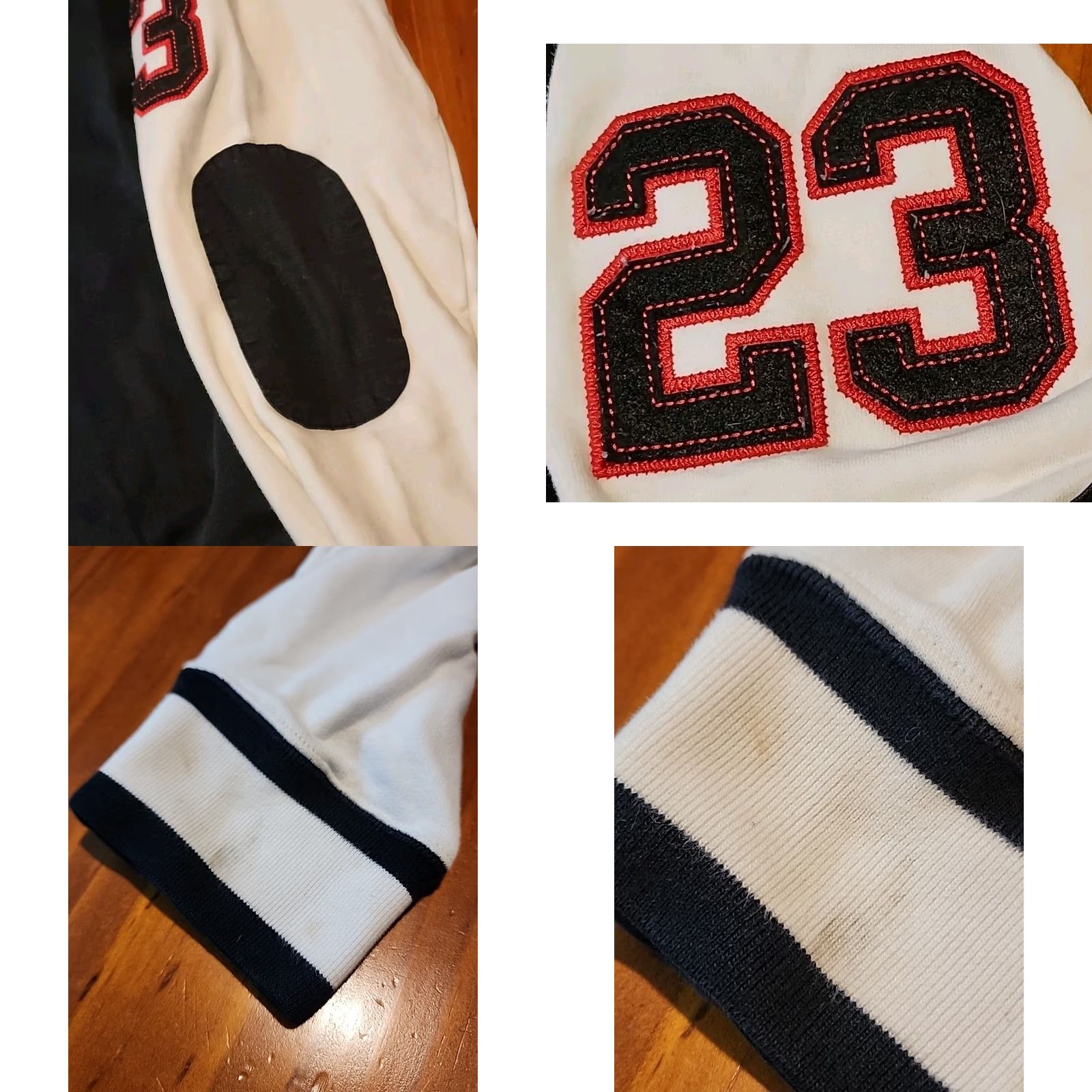 Jordan Brand Air Jordan Pullover Sweater Large Black Cement Michael Jordan Brand Y2K Jumper Men L Cotton Multicoloured Winter Autumn Shi Size US L / EU 52-54 / 3 - 8 Thumbnail