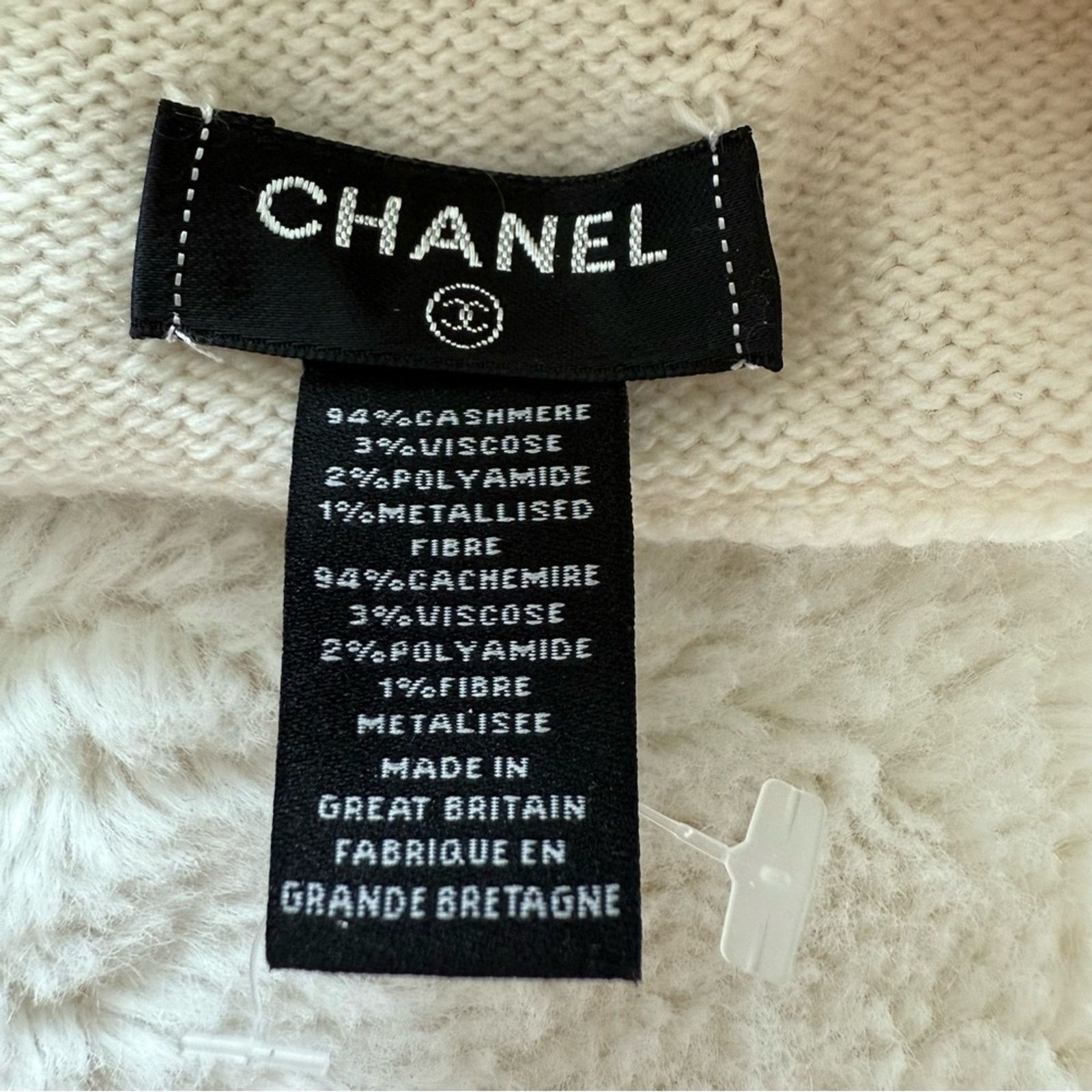 Chanel CHANEL winter cashmere set scarf/ hat Authentic Retail 4500$ Size ONE SIZE - 5 Thumbnail