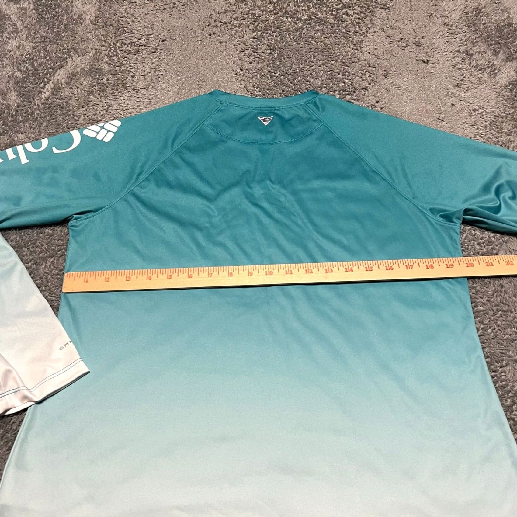 Altea Columbia PFG Shirt Womens XL Teal Blue Long Sleeve Fishing Performance Shirt Women XL Teal Blue Long Sleeve Columbia PFG Shirt Size XL / US 12-14 / IT 48-50 - 4 Thumbnail