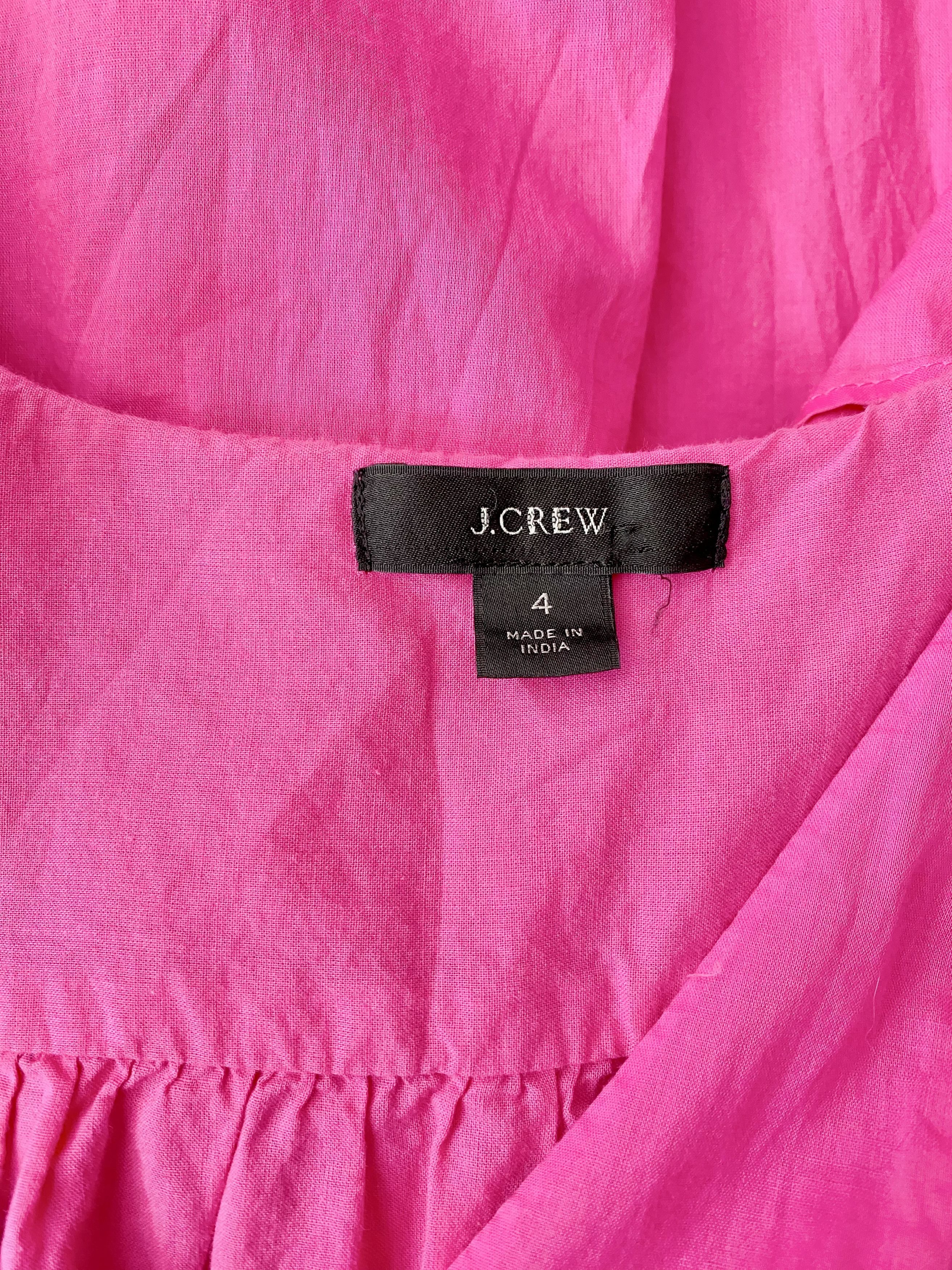 J.Crew J Crew - Pink Boho Flamenco Pom-Pom Maxi Dress Size S / US 4 / IT 40 - 7 Thumbnail